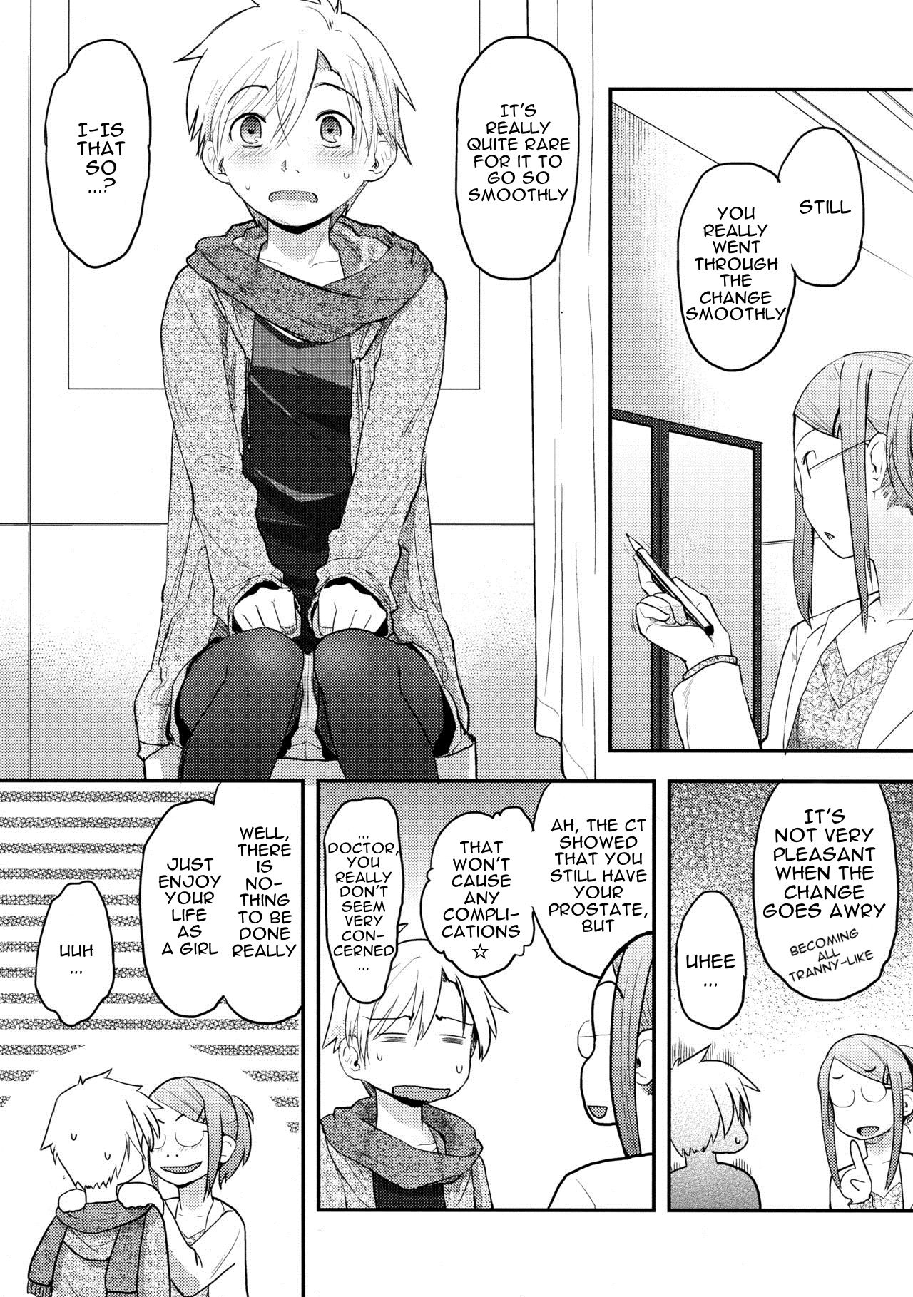 (C89) [ツマサキレーベル (左カゲトラ)] 女体化した俺をドS彼女が電マでイかせようとする件について [英訳]