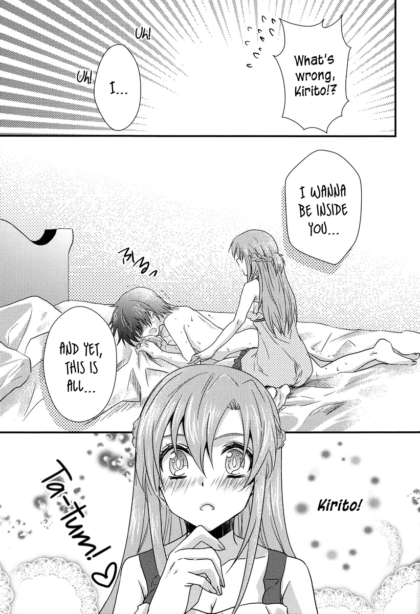 (SPARK7) [空屋 (鈴沢秋)] 恋するアスナはせつなくてキリトくんを想うとついイジワルしちゃうの (ソードアート・オンライン) [英訳]