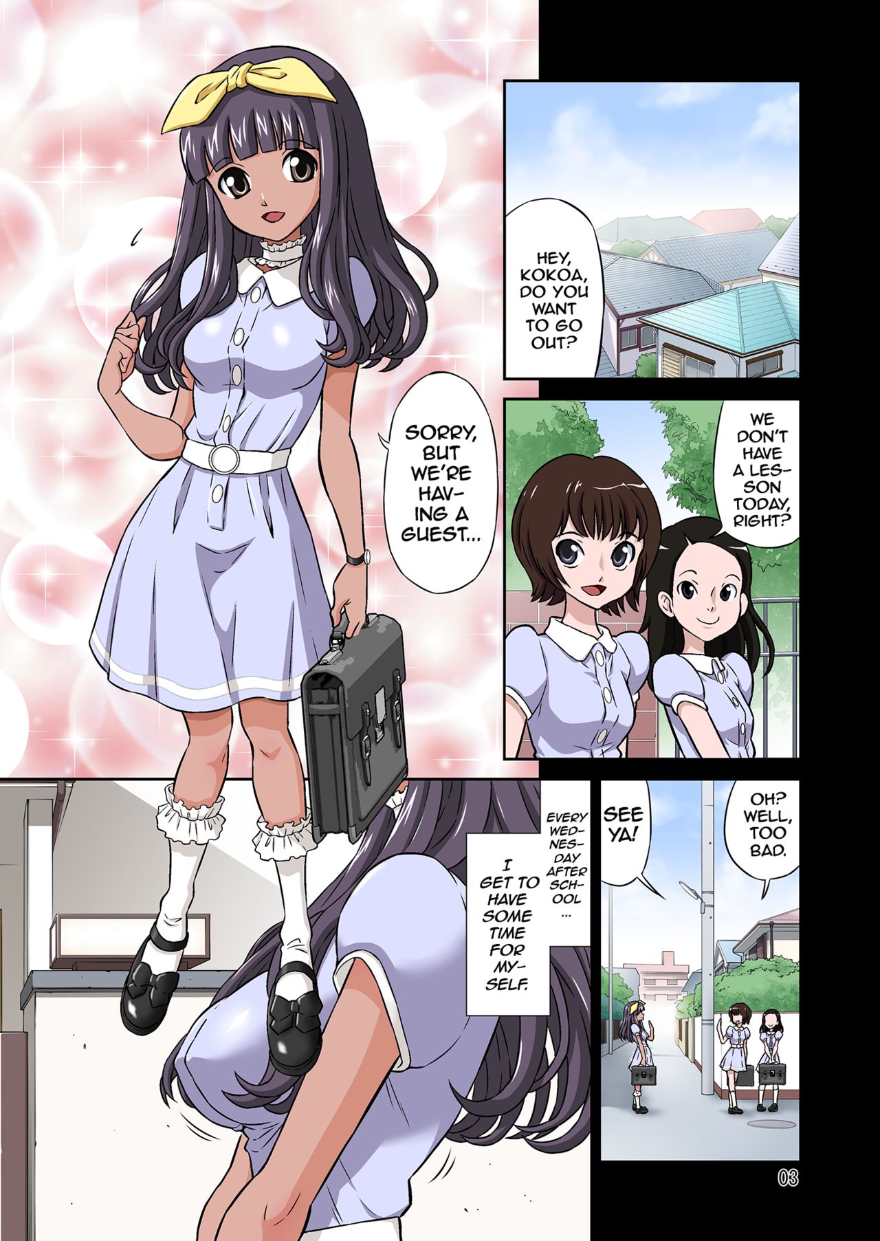 [DOZA Village (どざむら)] 黒人VS◯学生Vol.3 ～深窓の令嬢・巨乳J◯朝比奈心愛編～ [英訳] [DL版]