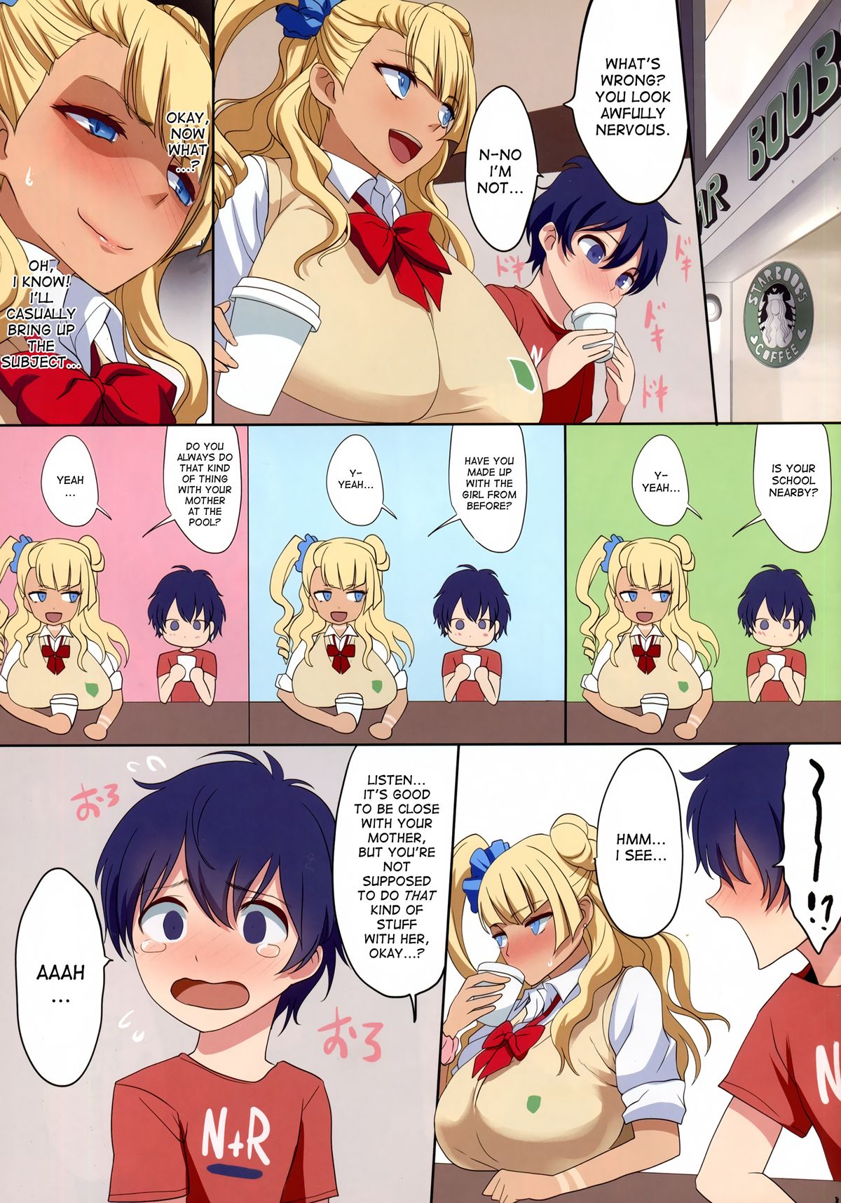 (COMIC1☆9) [Gate of XIII (Kloah)] 巨乳ギャルは可愛い男の子に弱いって本当ですか? (おしえて! ギャル子ちゃん) [英訳]