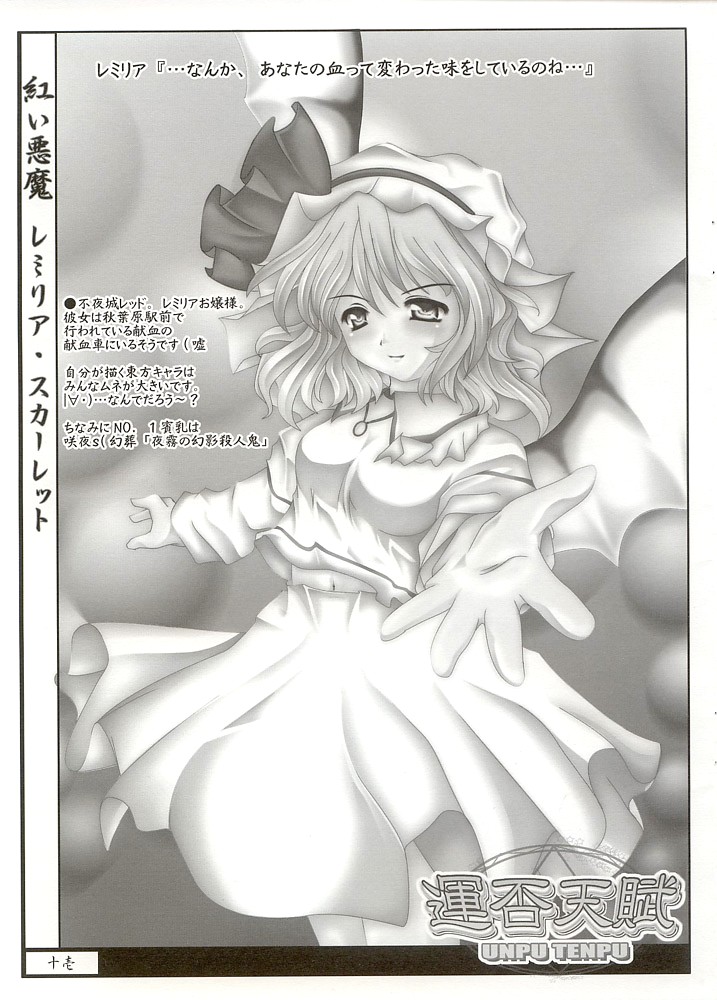 (例大祭) [Luft Forst (KAZAMI澪)] 萌東方幻想郷 運否天賦 (東方Project)