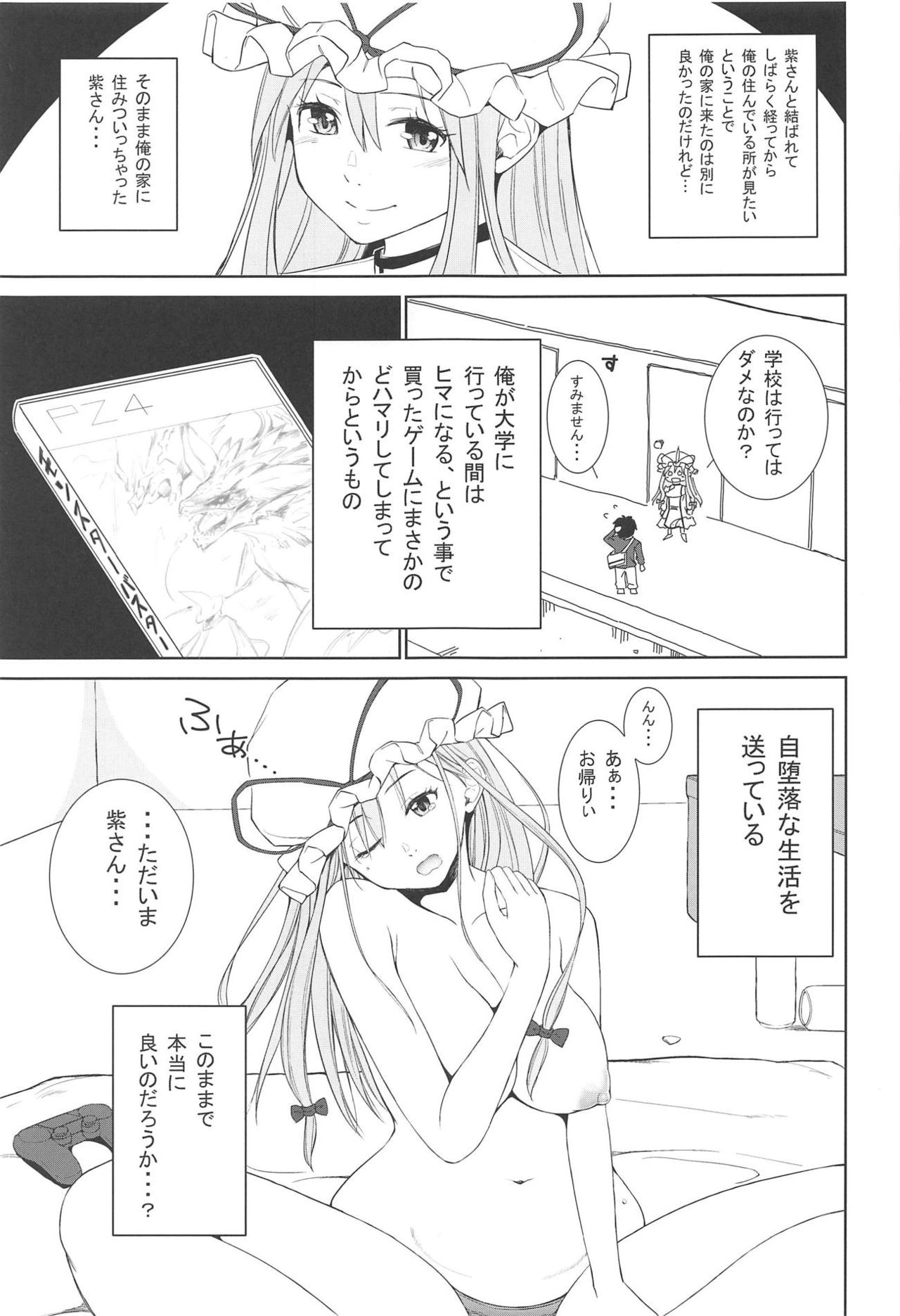 (C95) [Studio P.M.Y (ミカリン)] 紫さんの自堕落な生活 (東方Project)