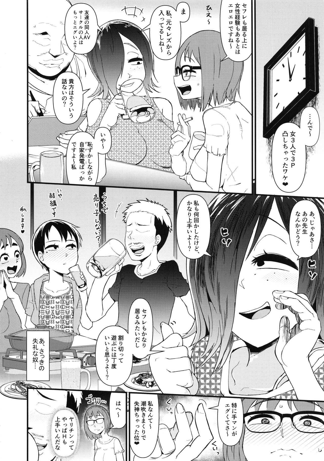 女性同人さっかのオフパコ自主