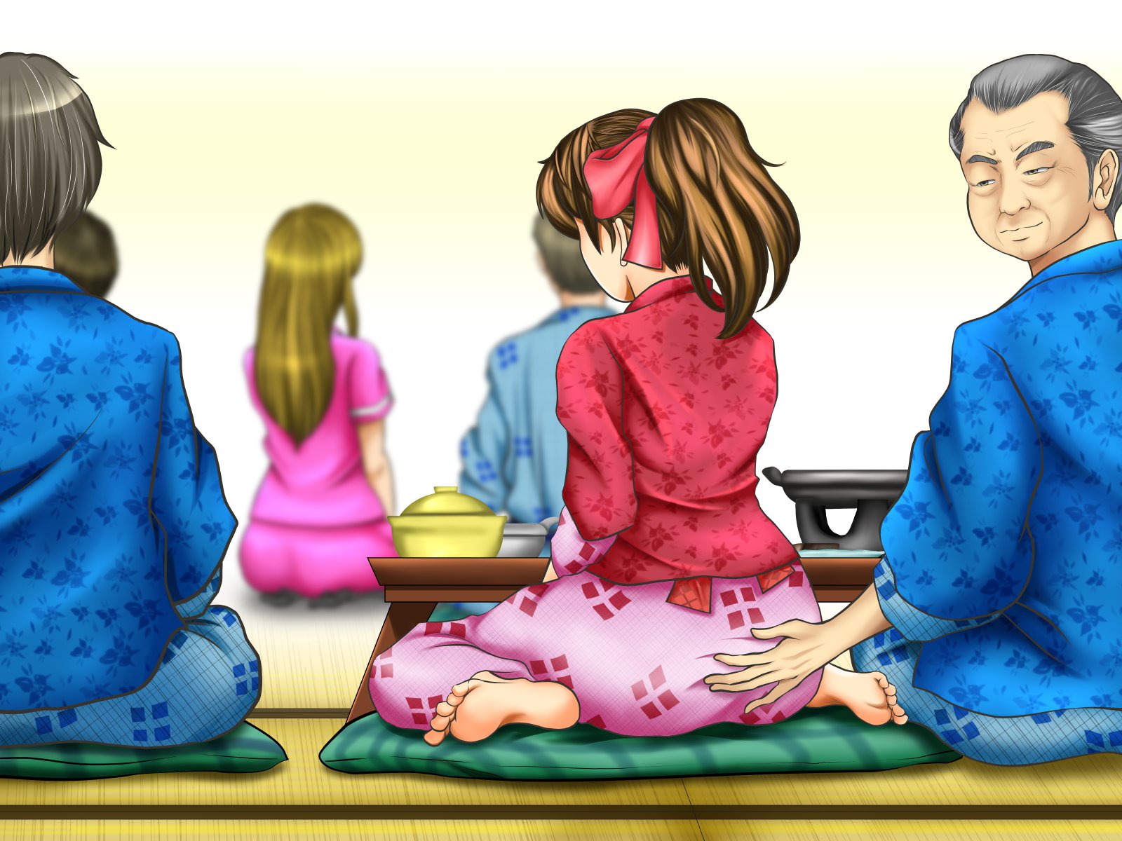 てんじょういんは涼子中の女二おみてみぬふりおする-コンパニオンガル＆amp;地獄の狩野鶏編-