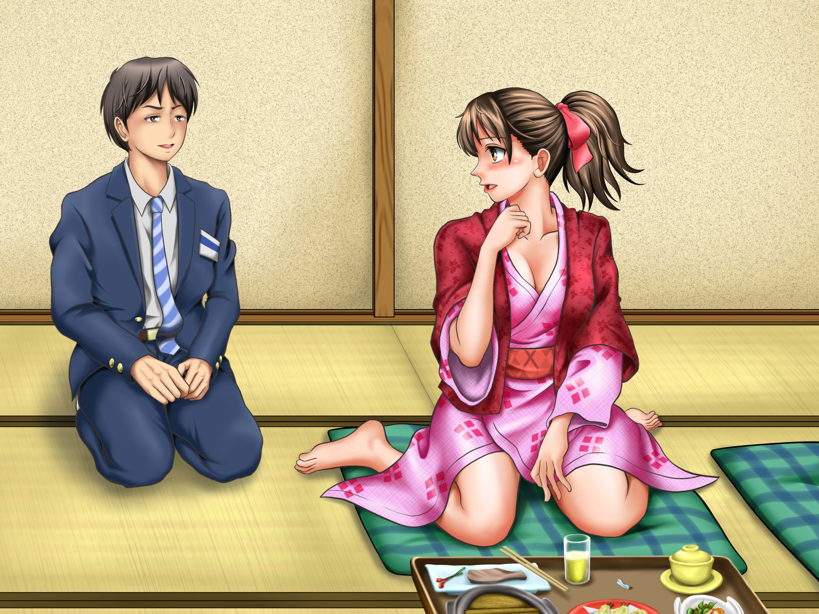 てんじょういんは涼子中の女二おみてみぬふりおする-コンパニオンガル＆amp;地獄の狩野鶏編-