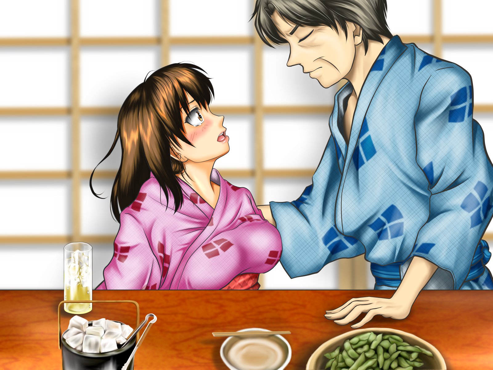 てんじょういんは涼子中の女二おみてみぬふりおする-コンパニオンガル＆amp;地獄の狩野鶏編-