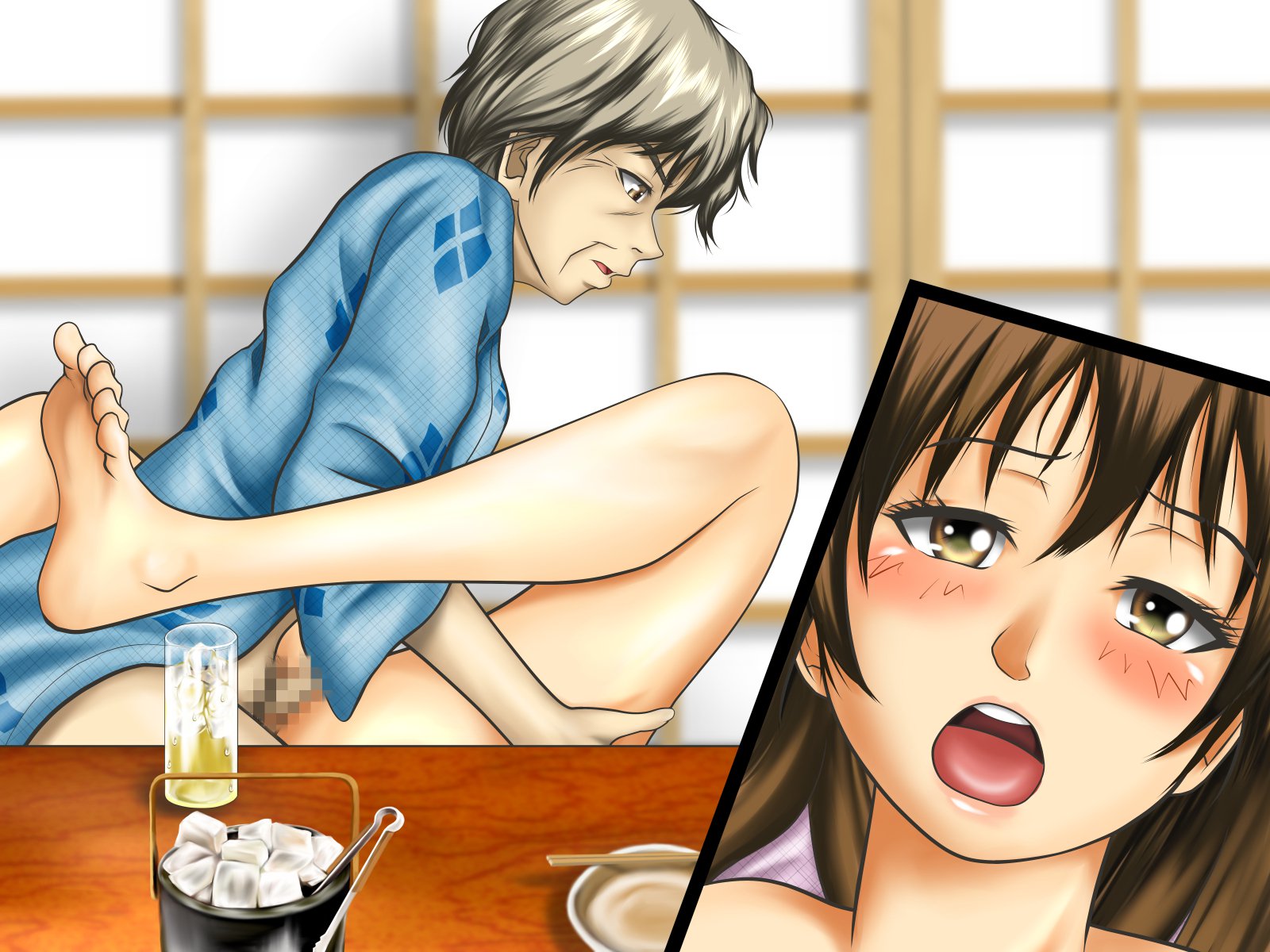 てんじょういんは涼子中の女二おみてみぬふりおする-コンパニオンガル＆amp;地獄の狩野鶏編-
