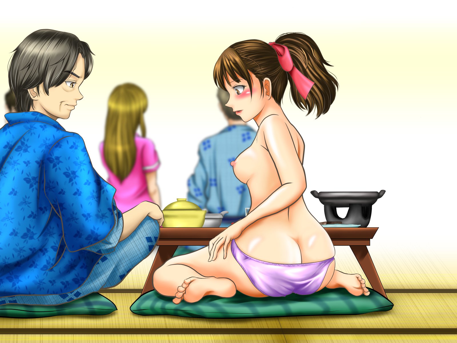 てんじょういんは涼子中の女二おみてみぬふりおする-コンパニオンガル＆amp;地獄の狩野鶏編-