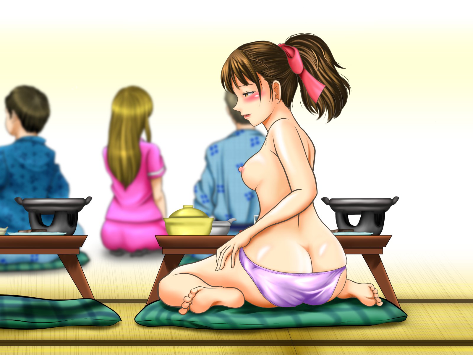 てんじょういんは涼子中の女二おみてみぬふりおする-コンパニオンガル＆amp;地獄の狩野鶏編-