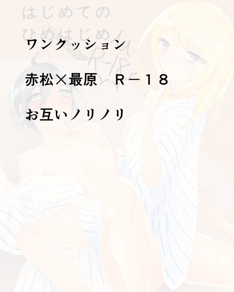 はじめての姫始め（赤最）