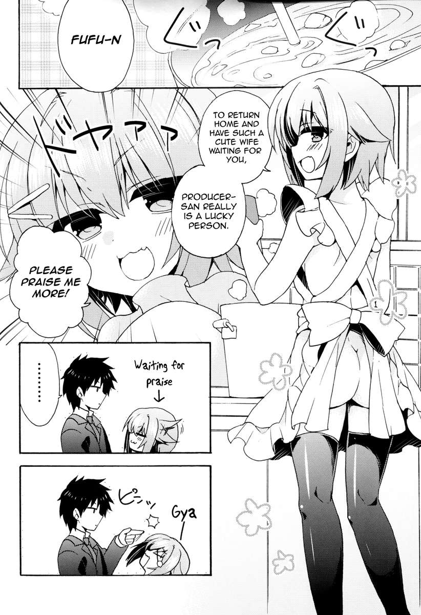 ゴーハンですか？お風呂ですか？それとぼくですか？