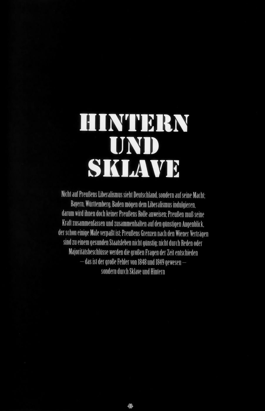 HINTERN UND SKLAVE