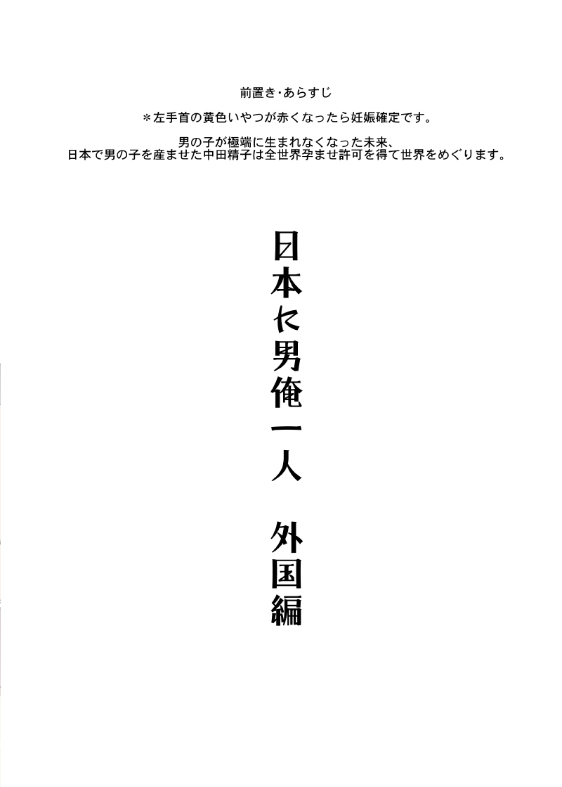 日本にオトコオレヒトリ3外国編