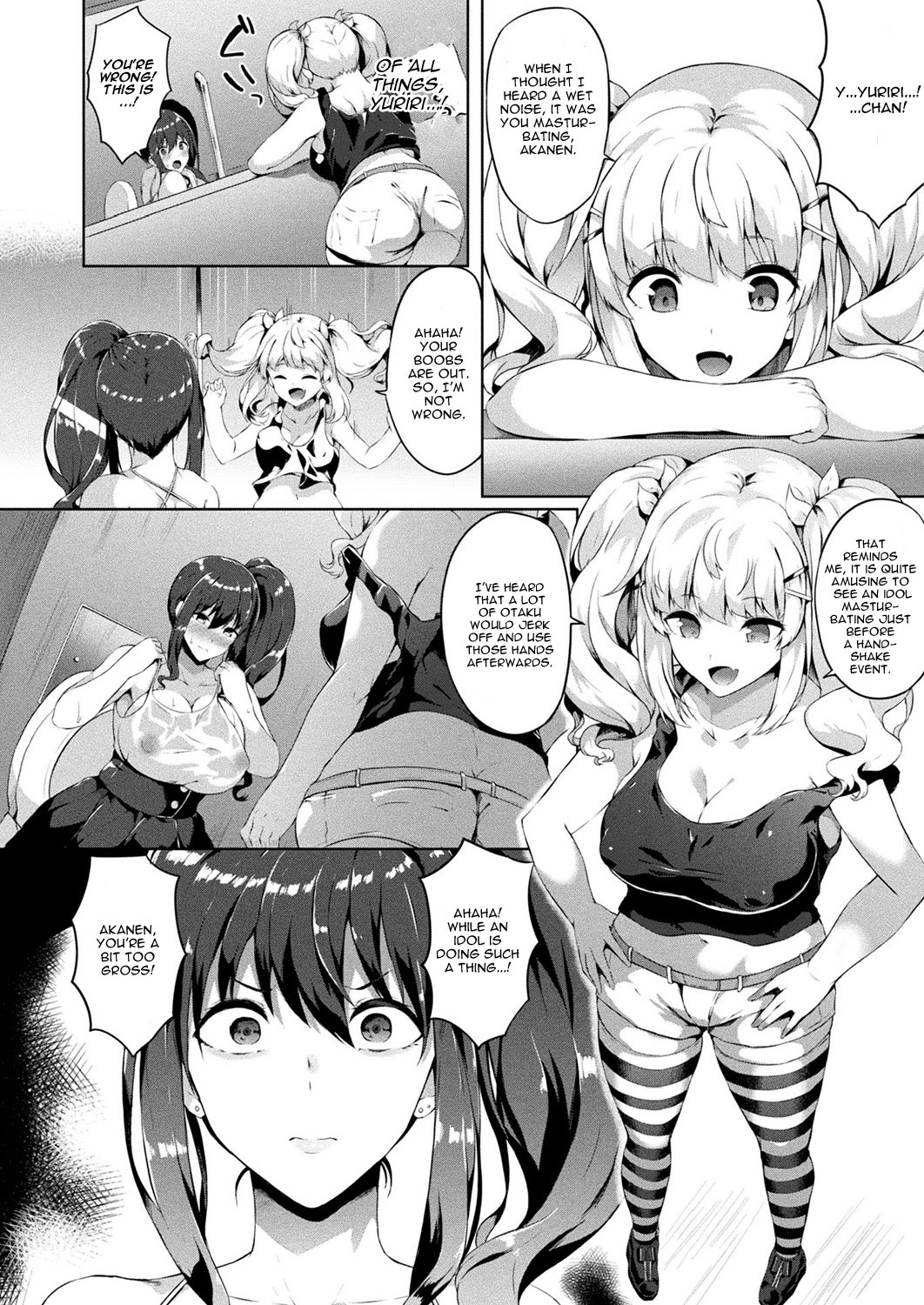 [春日まゆ] 催眠アイドル～ハッピークローバーが散り堕ちるまで～ 第3幕 (コミックアンリアル 2018年10月号 Vol.75) [英訳] [DL版]