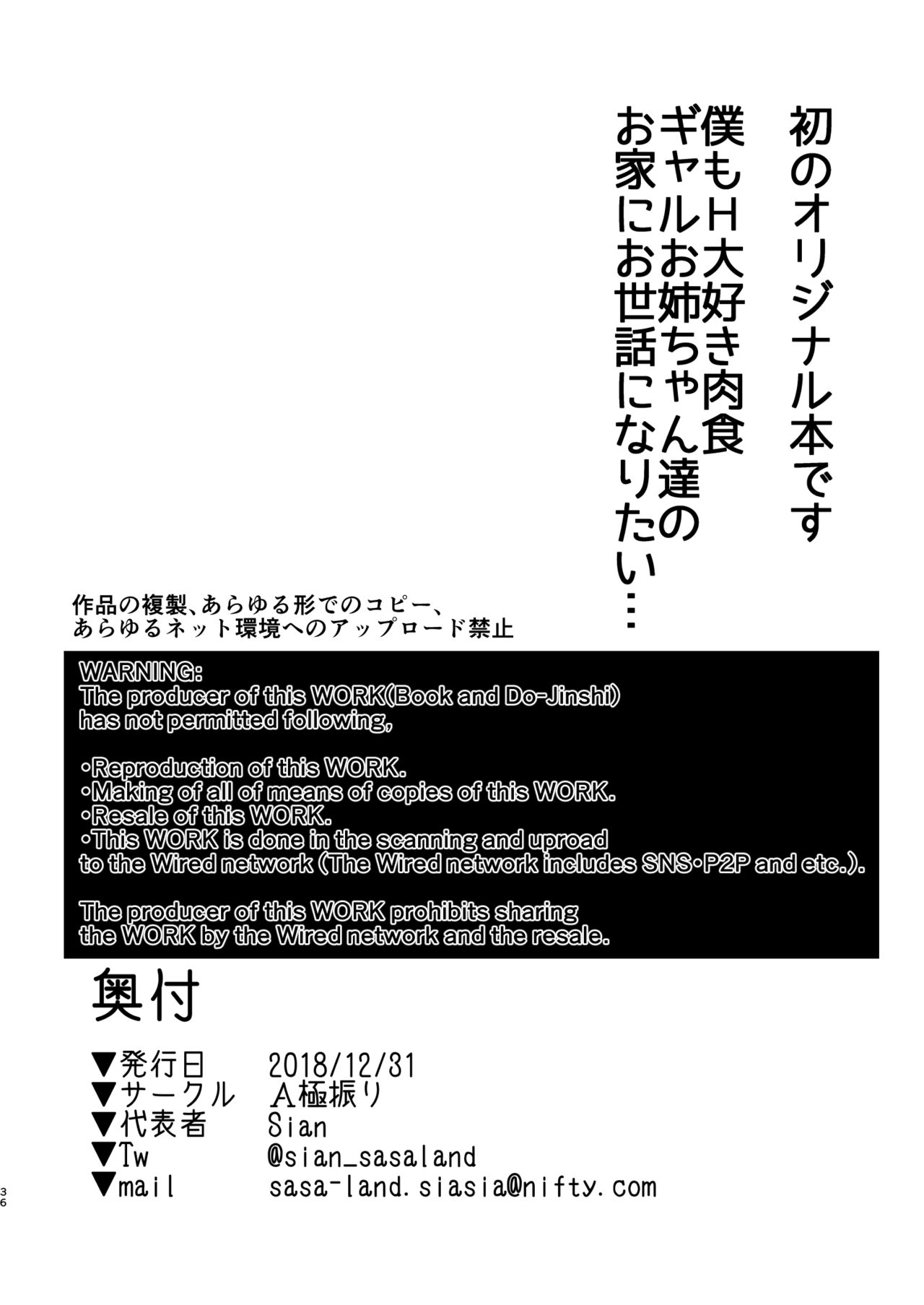 [A極振り (Sian)] お泊りしたのはHなギャルお姉ちゃん達のお家でした [DL版]