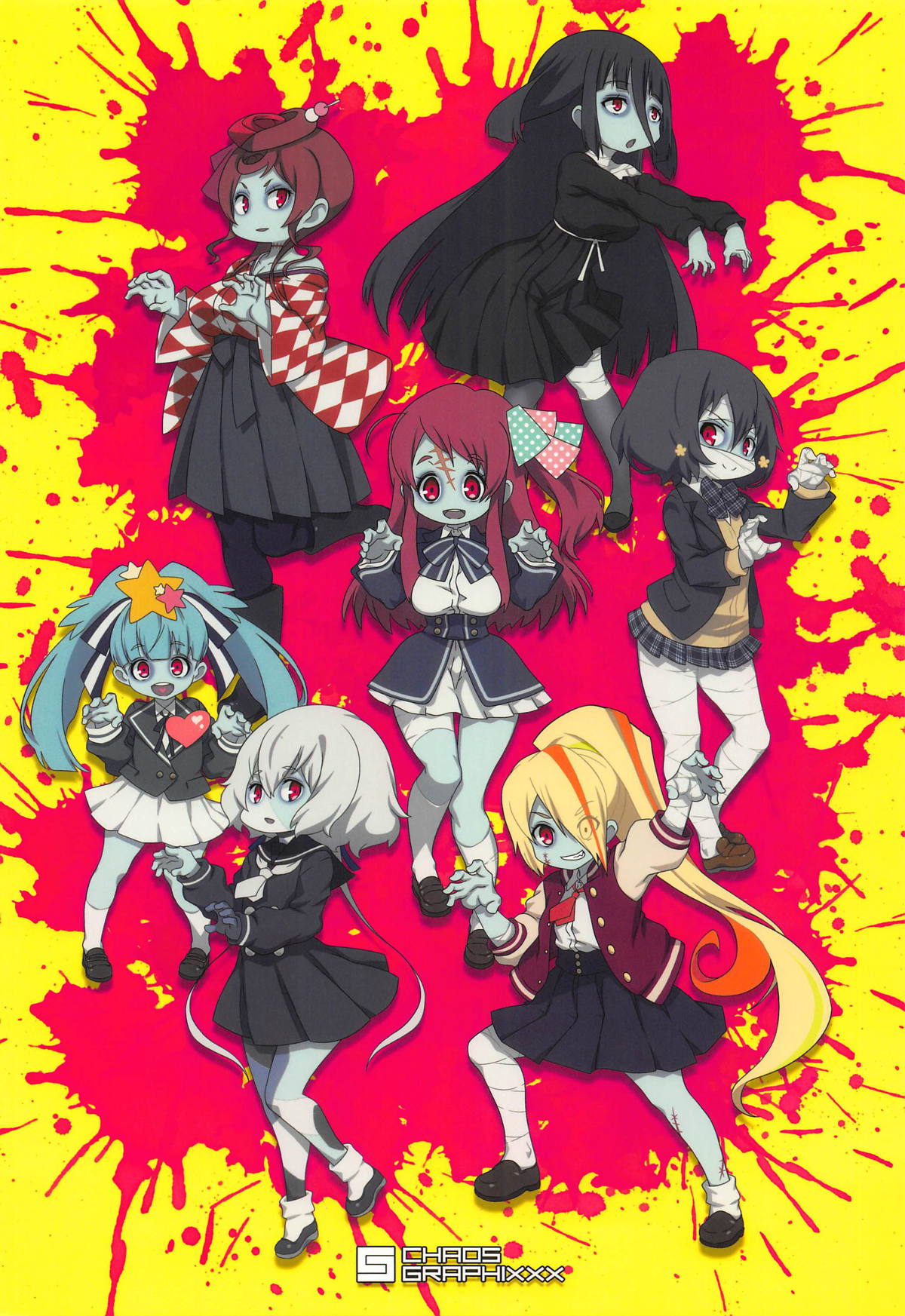 (C95) [chaos-graphixxx (無道叡智)] MAKE UP SAGA (ゾンビランドサガ)