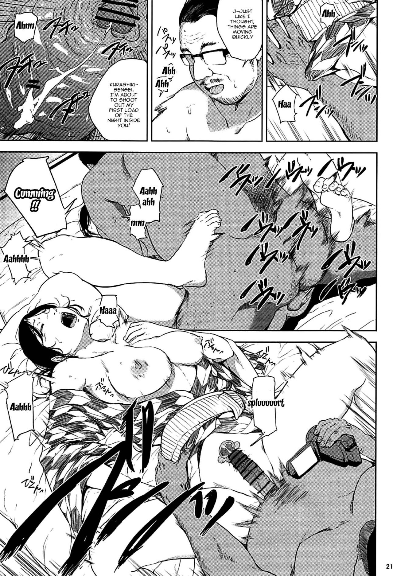 (C93) [ごしっぷごしっく (ししじ)] 倉敷先生は発情期 総集編FINAL (富士山さんは思春期) [英訳]