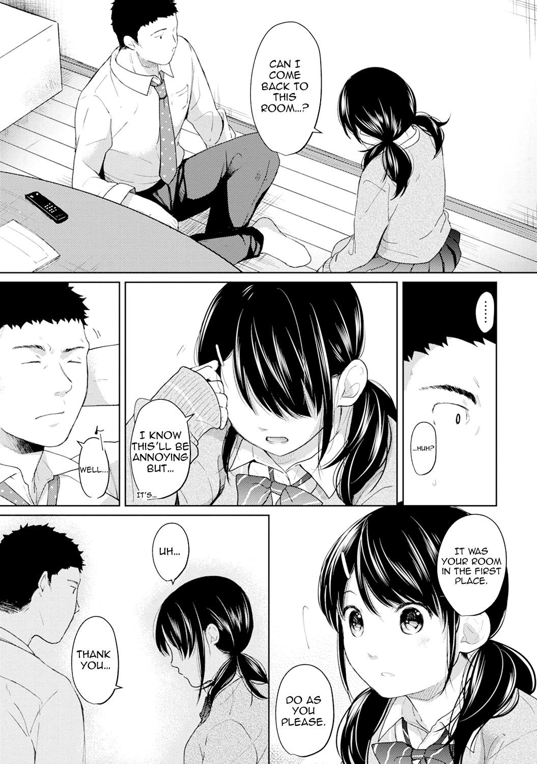 [二三月そう] 1LDK+JK いきなり同居? 密着!? 初エッチ!!? 第1-9話 [英訳]