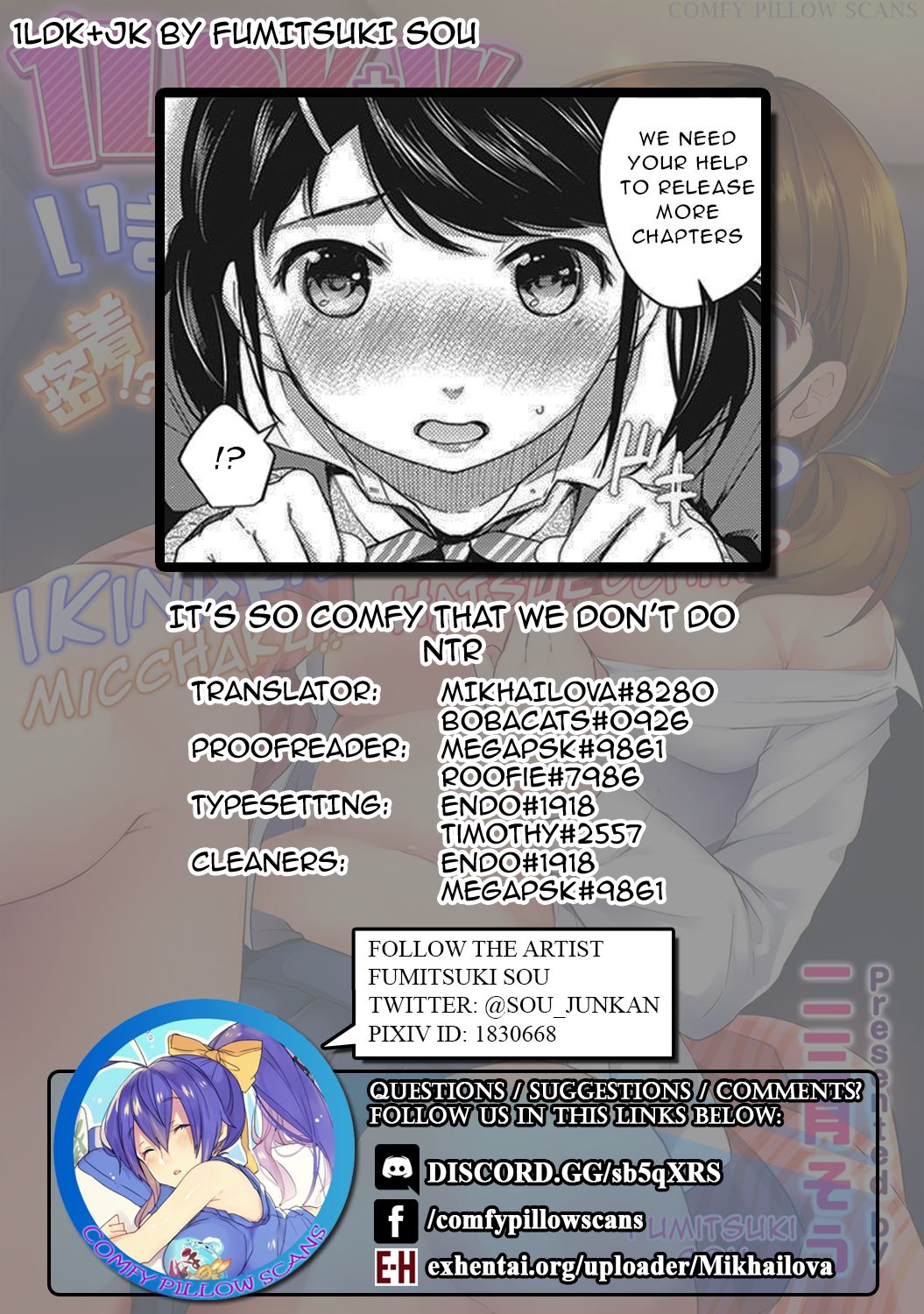 [二三月そう] 1LDK+JK いきなり同居? 密着!? 初エッチ!!? 第1-9話 [英訳]