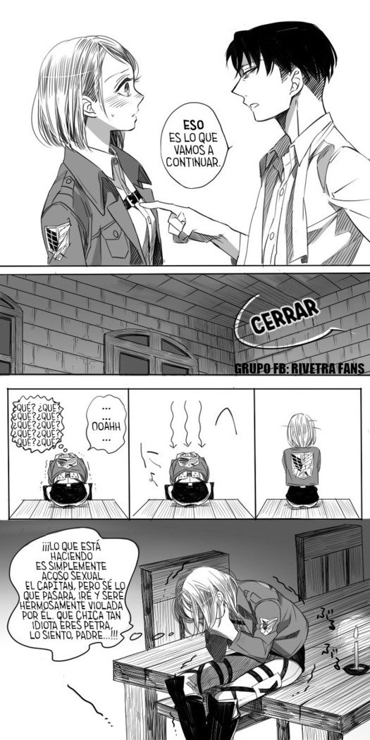 Rivetra DoujinshiLevixPetraEspañol
