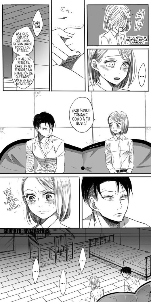 Rivetra DoujinshiLevixPetraEspañol