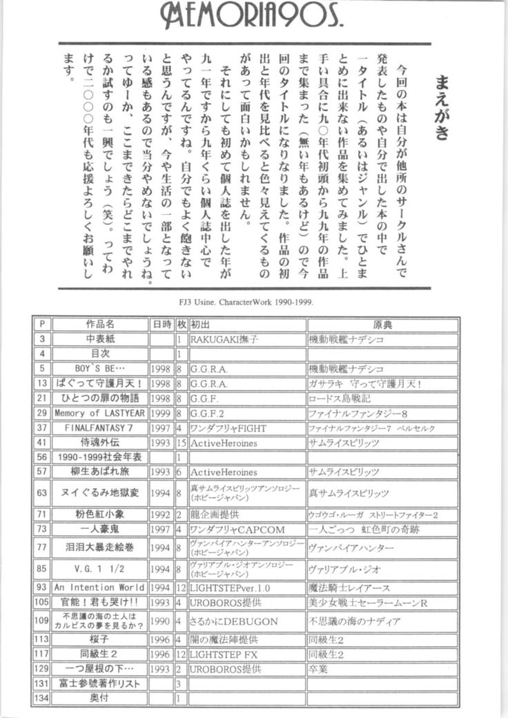 記念90年代