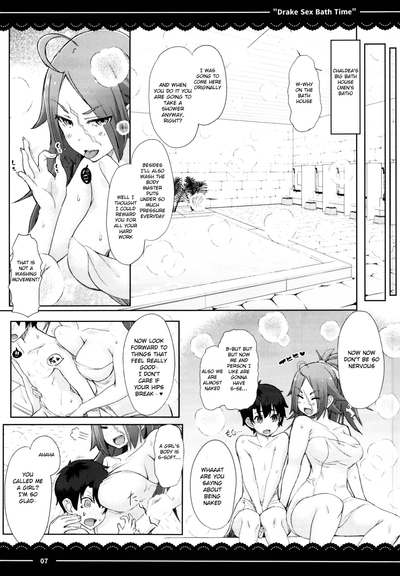 (C95) [伊東ライフ] ドレイク セックス バスタイム (Fate/Grand Order) [英訳]