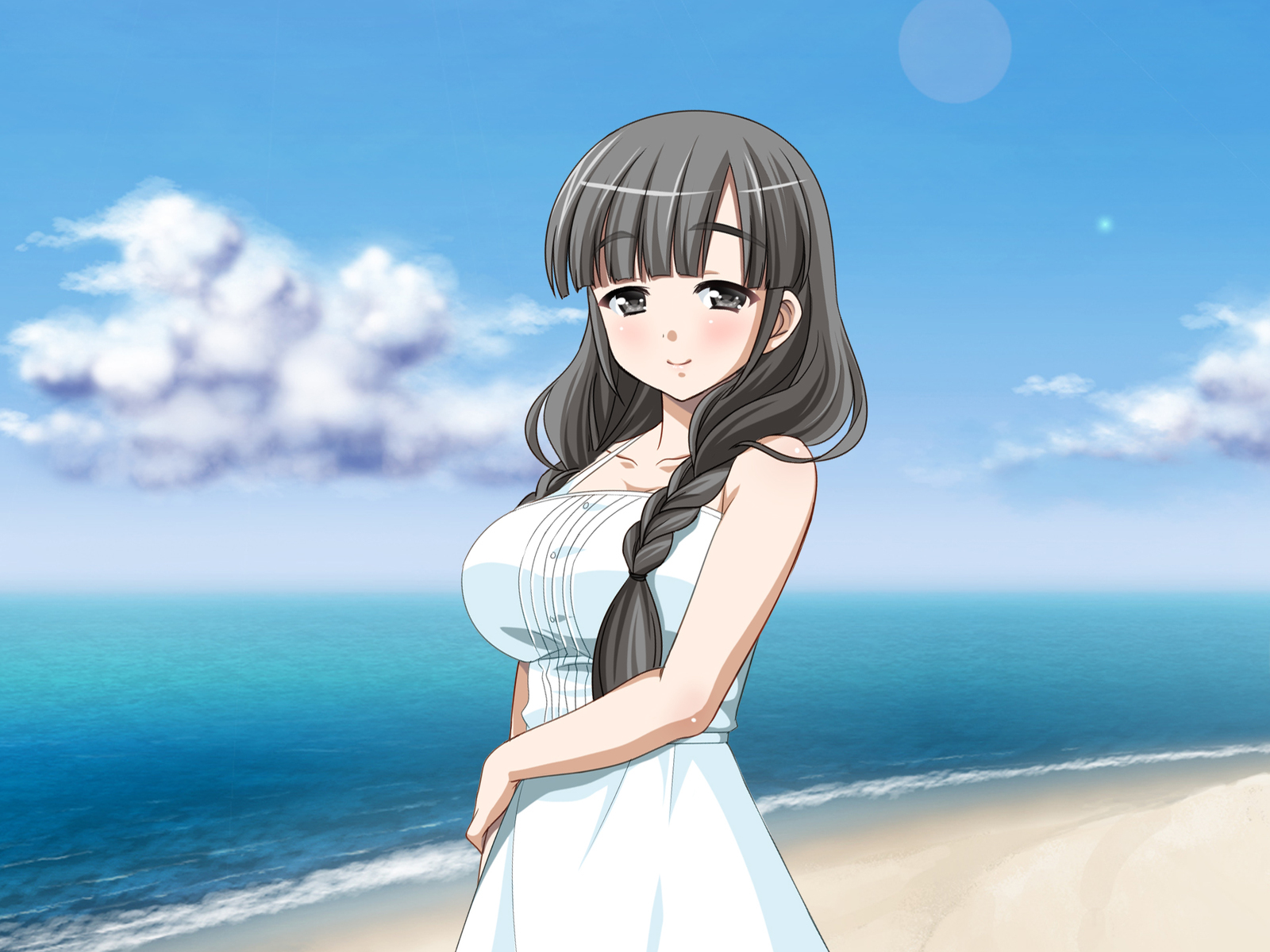 ブラすけ女学生と嵐の夜に...