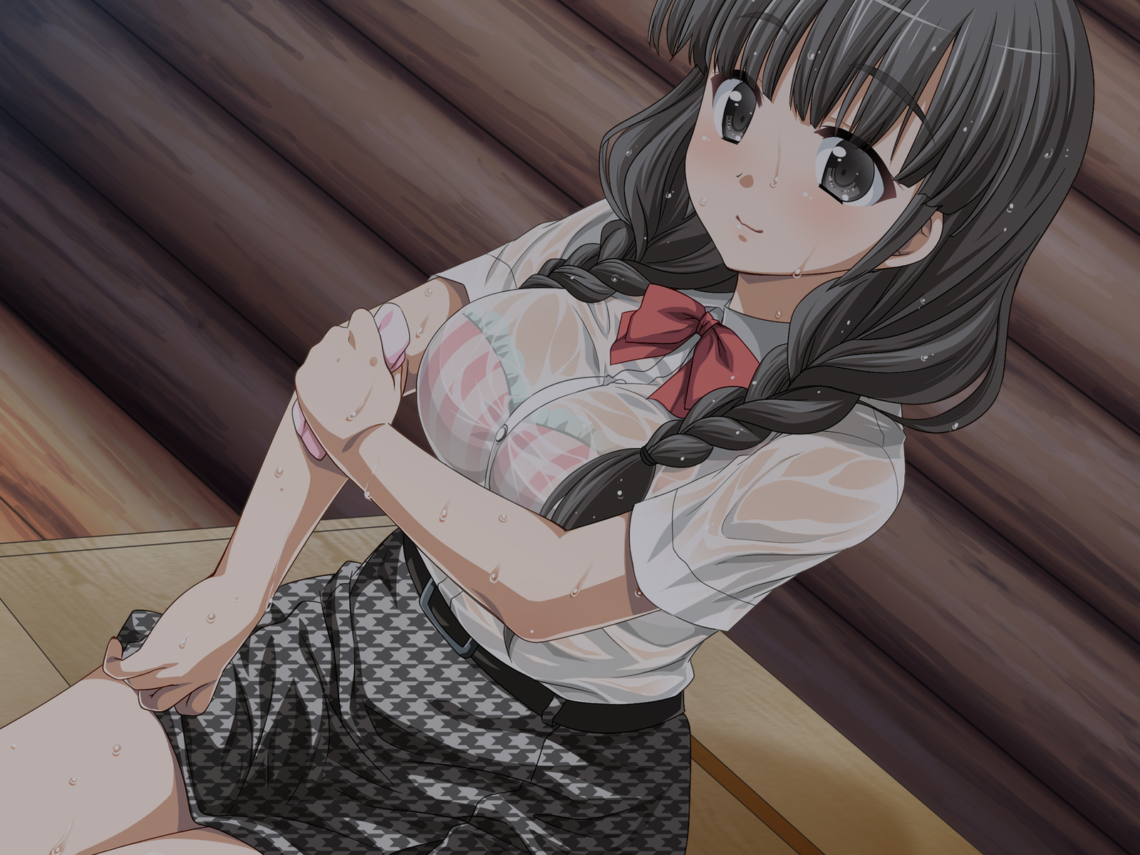 ブラすけ女学生と嵐の夜に...