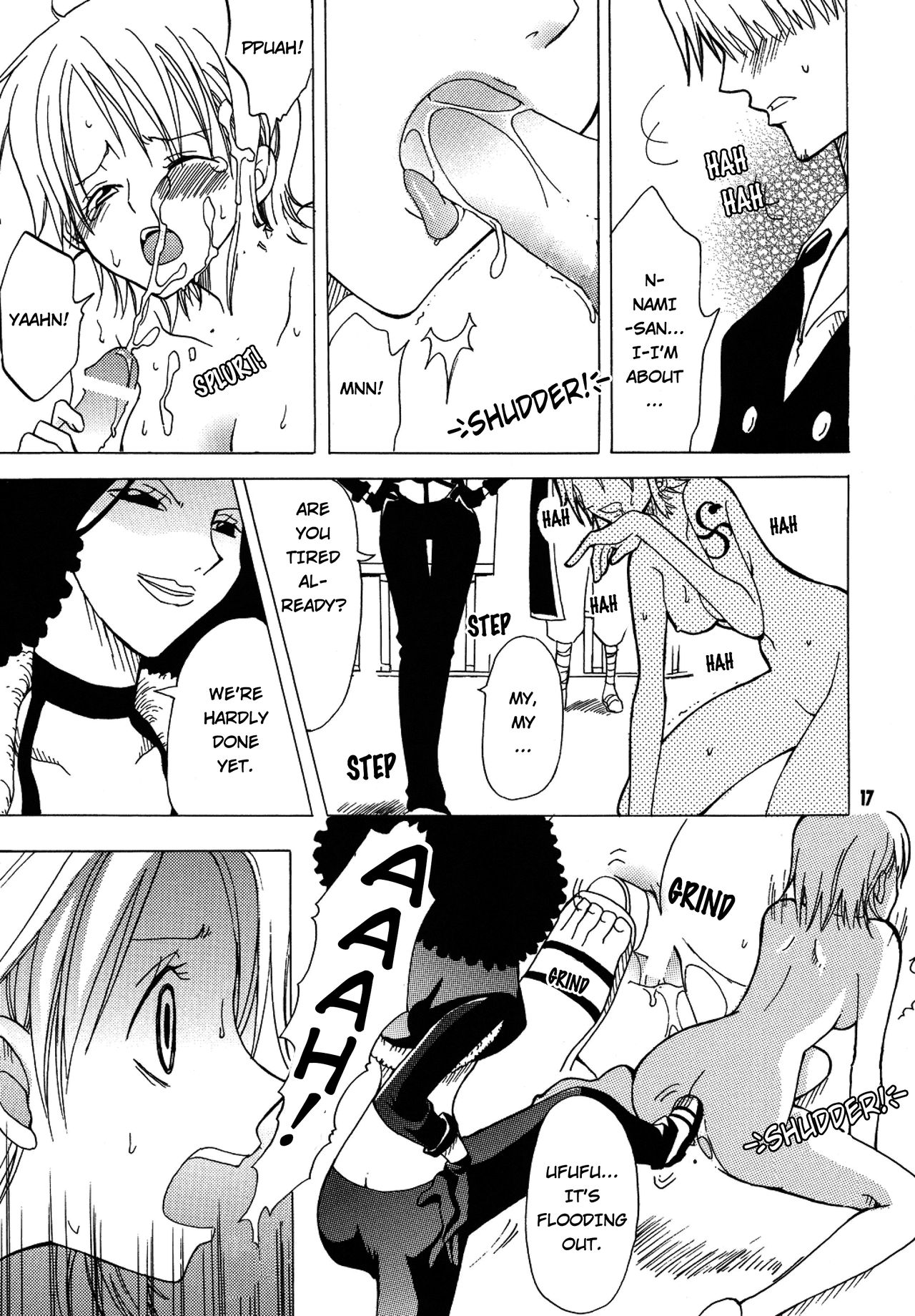 [くりおね社 (YU-RI)] 幸せPUNCH! 1-3 (ラブリー海賊コレクション) (ワンピース) [英訳] [DL版]