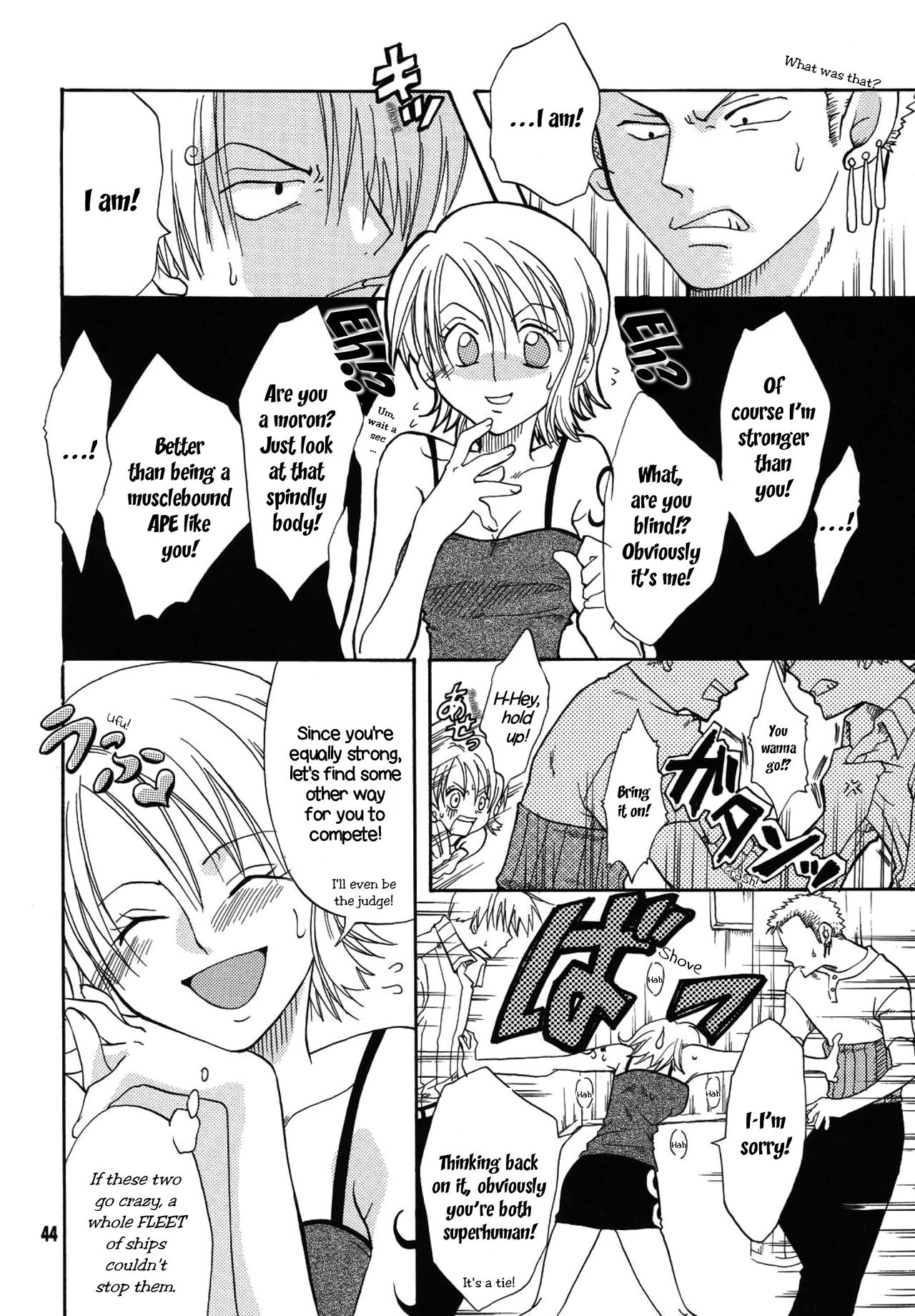[くりおね社 (YU-RI)] 幸せPUNCH! 1-3 (ラブリー海賊コレクション) (ワンピース) [英訳] [DL版]
