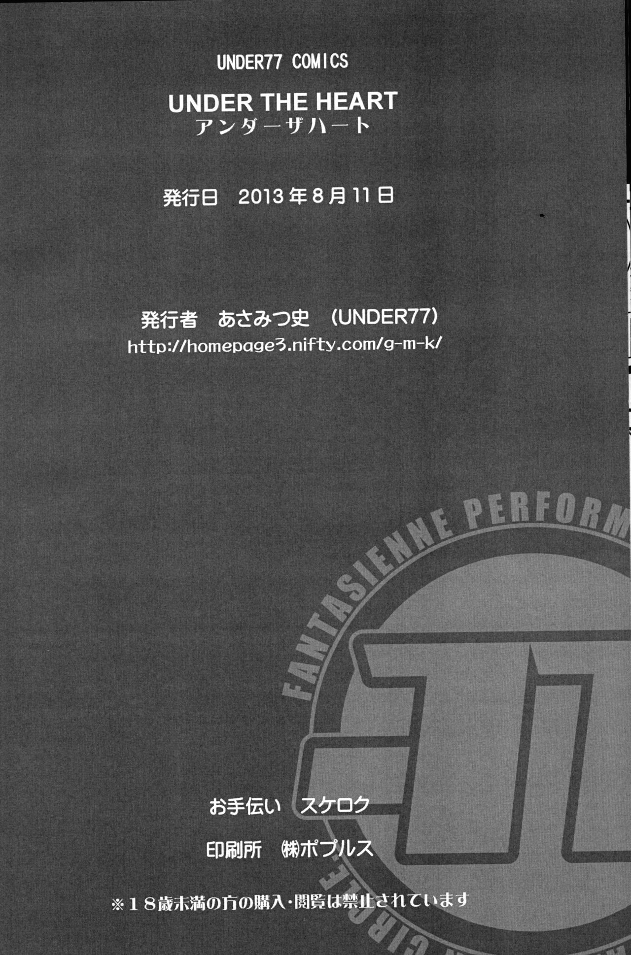 心の下で