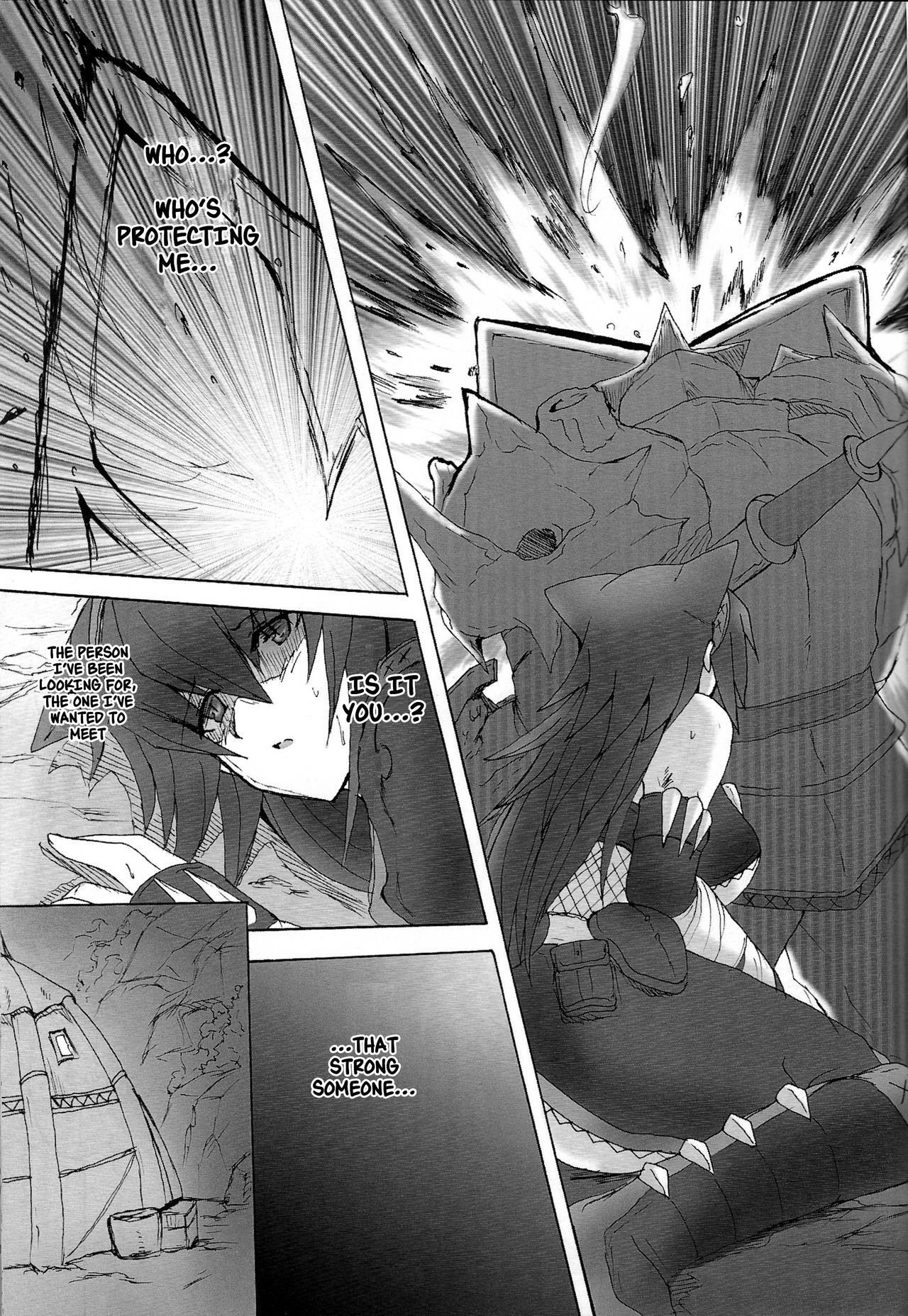 (COMIC1☆3) [妖滅堂 (ヤサカニ・アン)] 夜天狩姫 (モンスターハンター) [英訳]