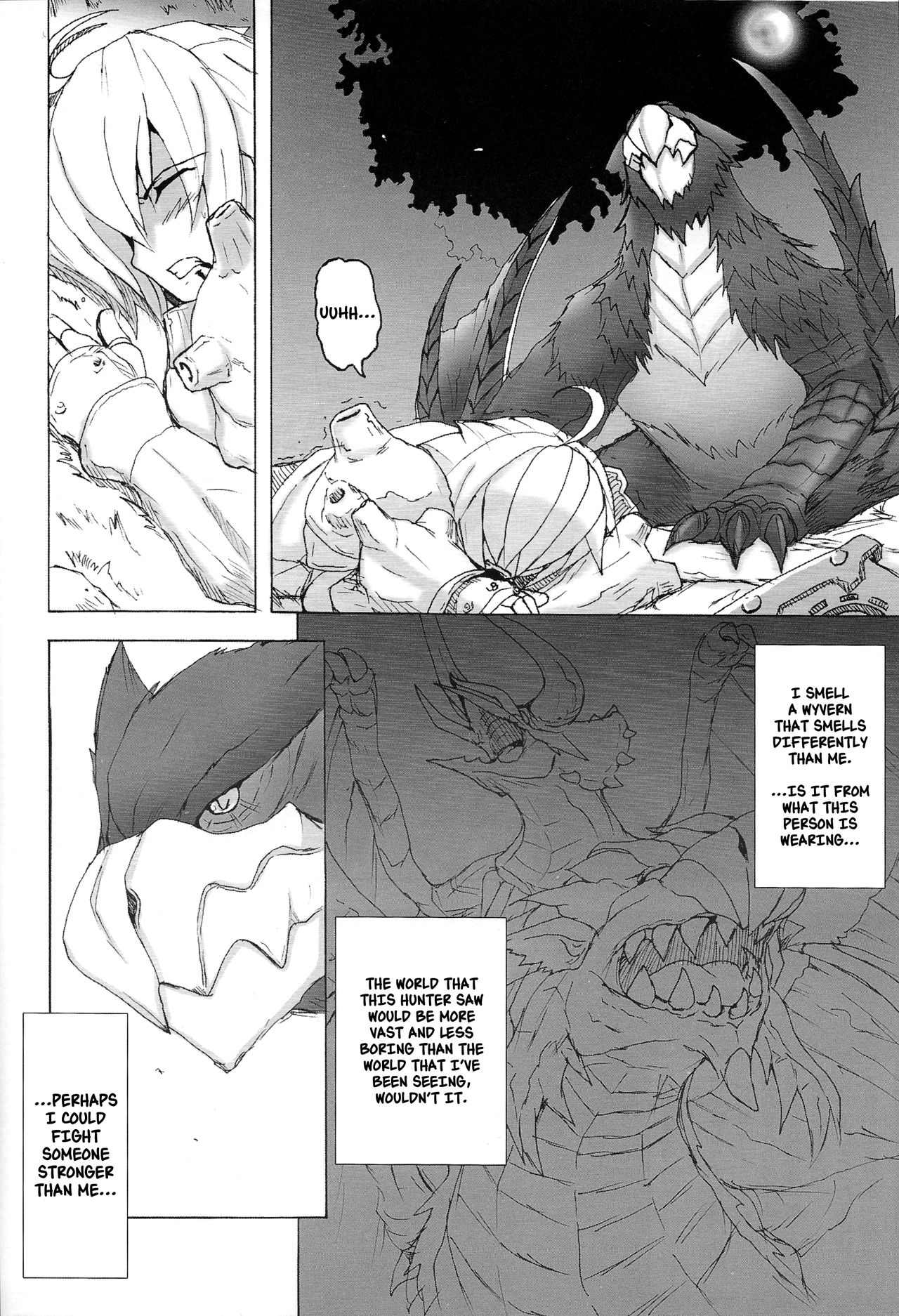 (COMIC1☆3) [妖滅堂 (ヤサカニ・アン)] 夜天狩姫 (モンスターハンター) [英訳]
