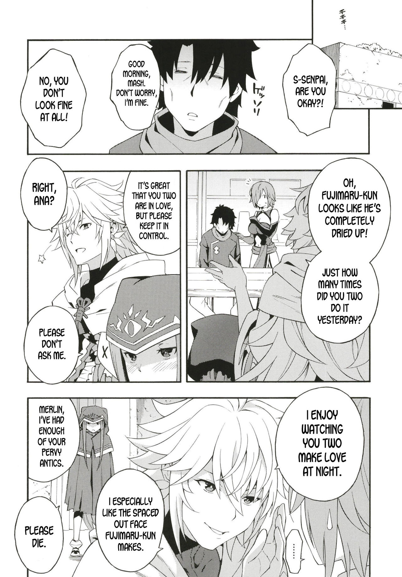 (C97) [SOLID AIR (ぞんだ)] 先輩と密着したいです。 (Fate/Grand Order) [英訳]