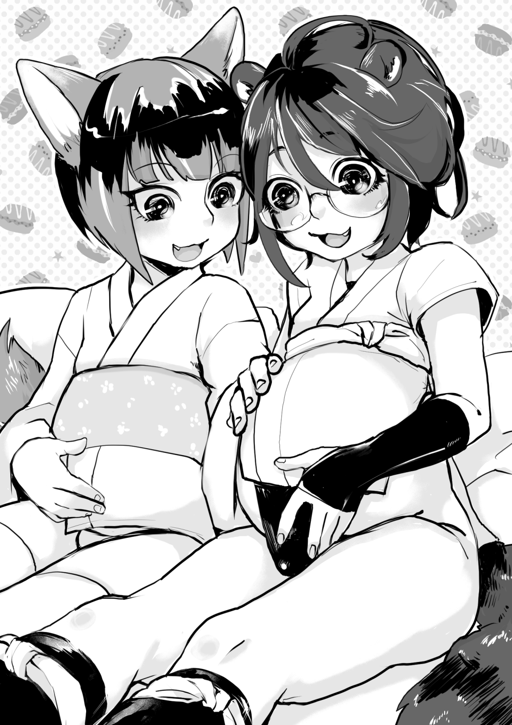 [いなりずし (おめちょ)] オスきつねとたぬきの強制嫁入り[中国翻訳] [DL版]