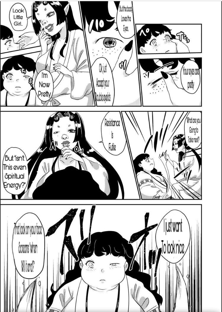 [びろーんJr.] 鬼を怒らせた巫女の話 [英訳]