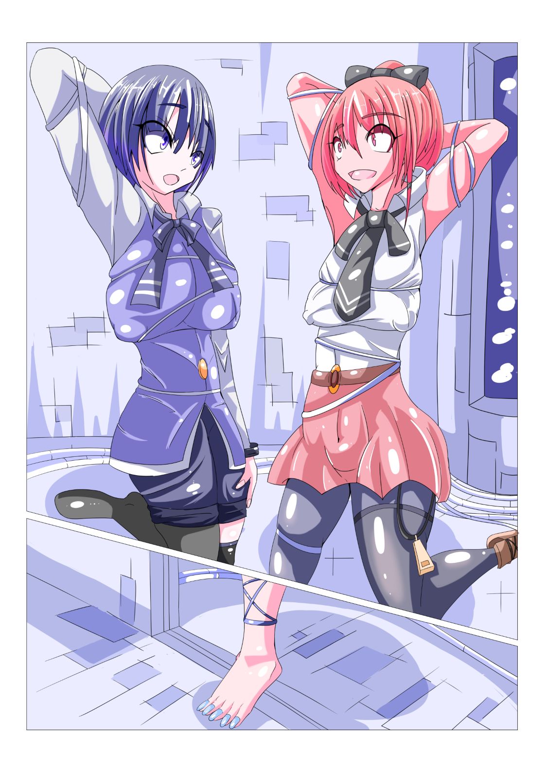 [hentaiworks (あるま)] フタナリ洗脳改造工場 1/4