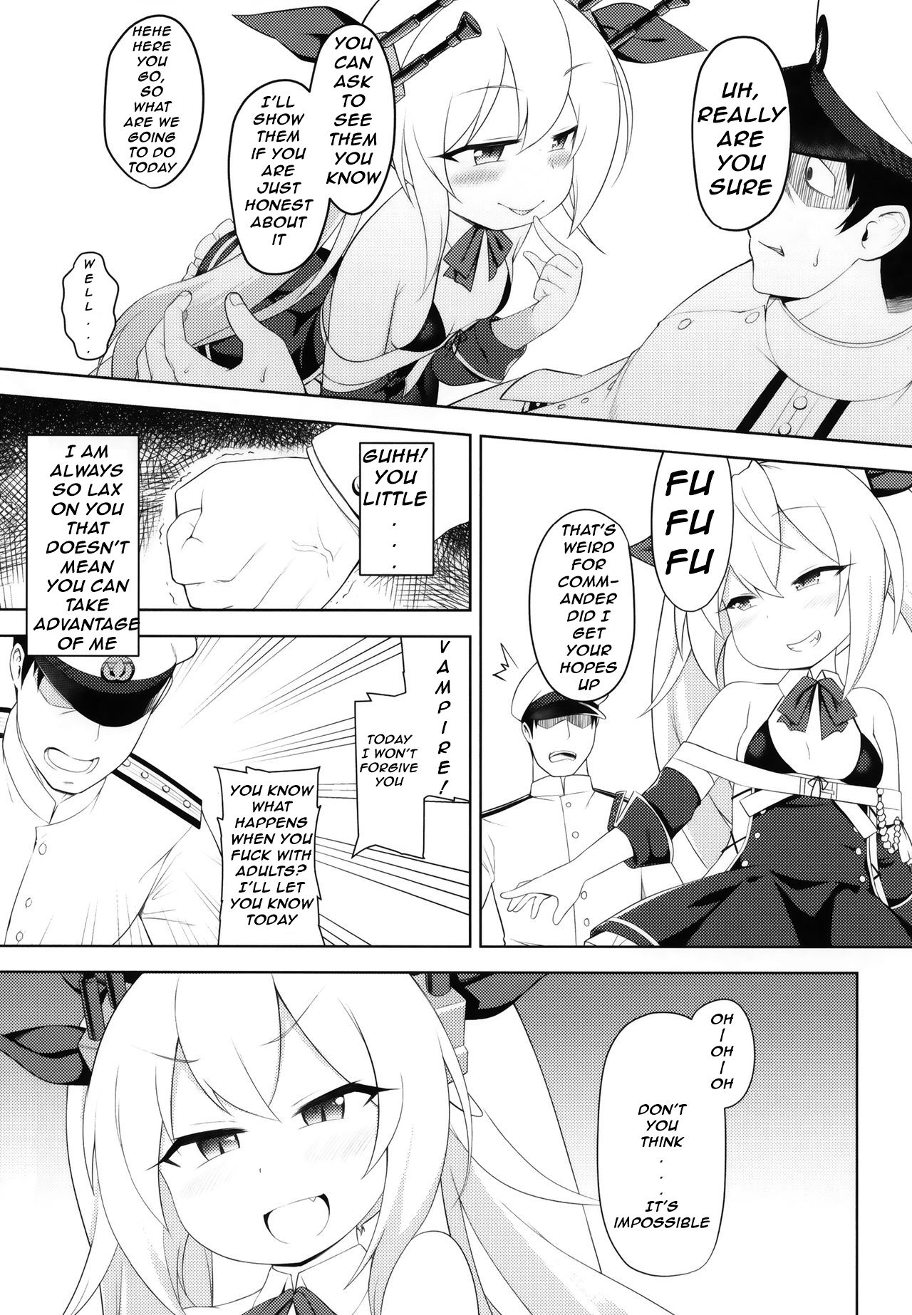 (C97) [ユウセイはぐるま (ビクタニャス)] ナマイキ駆逐艦分からせチャレンジ (アズールレーン) [英訳]