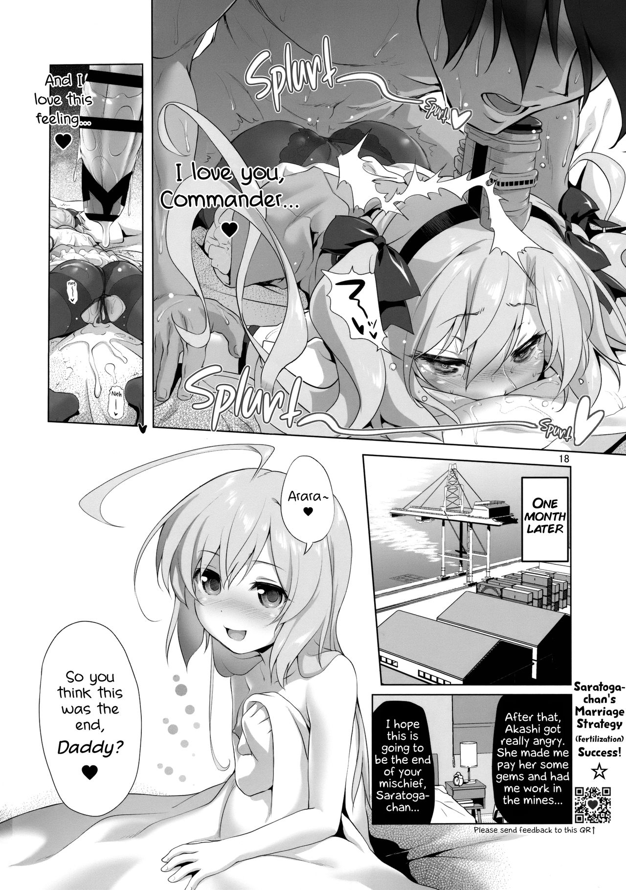 (C95) [KAMINENDO.CORP (あかざわRED)] サラトガちゃんのイタズラ大戦略!? (アズールレーン) [英訳]