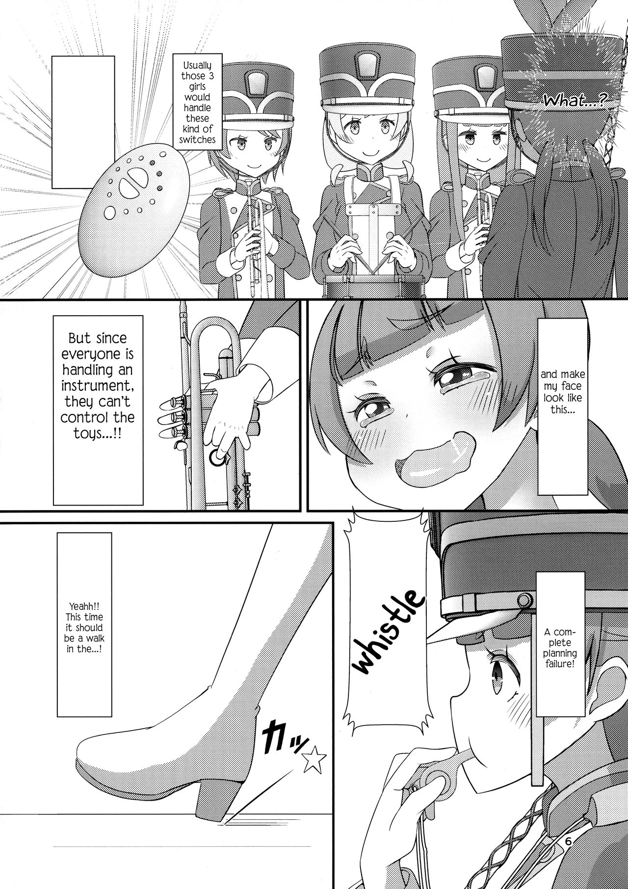(C95) [まないた] 先生!マーチングバンドで"女児装"してみて! [英訳]