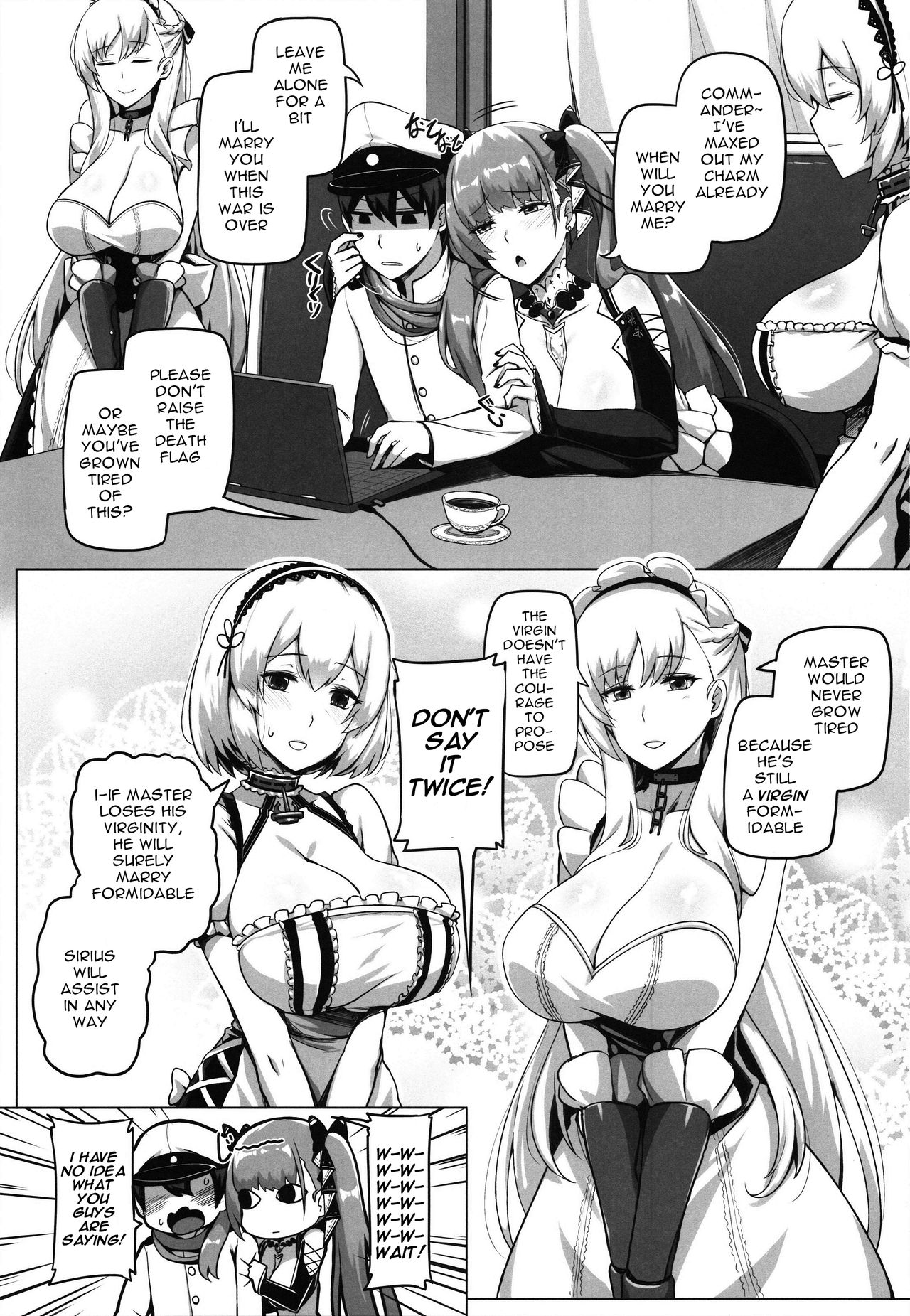 (C97) [闇夢館 (Darkmaya)] Royal Surrounded (アズールレーン) [英訳]