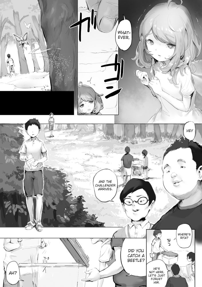 [だんれんじ] 虫と小さな女の子たち [英訳]