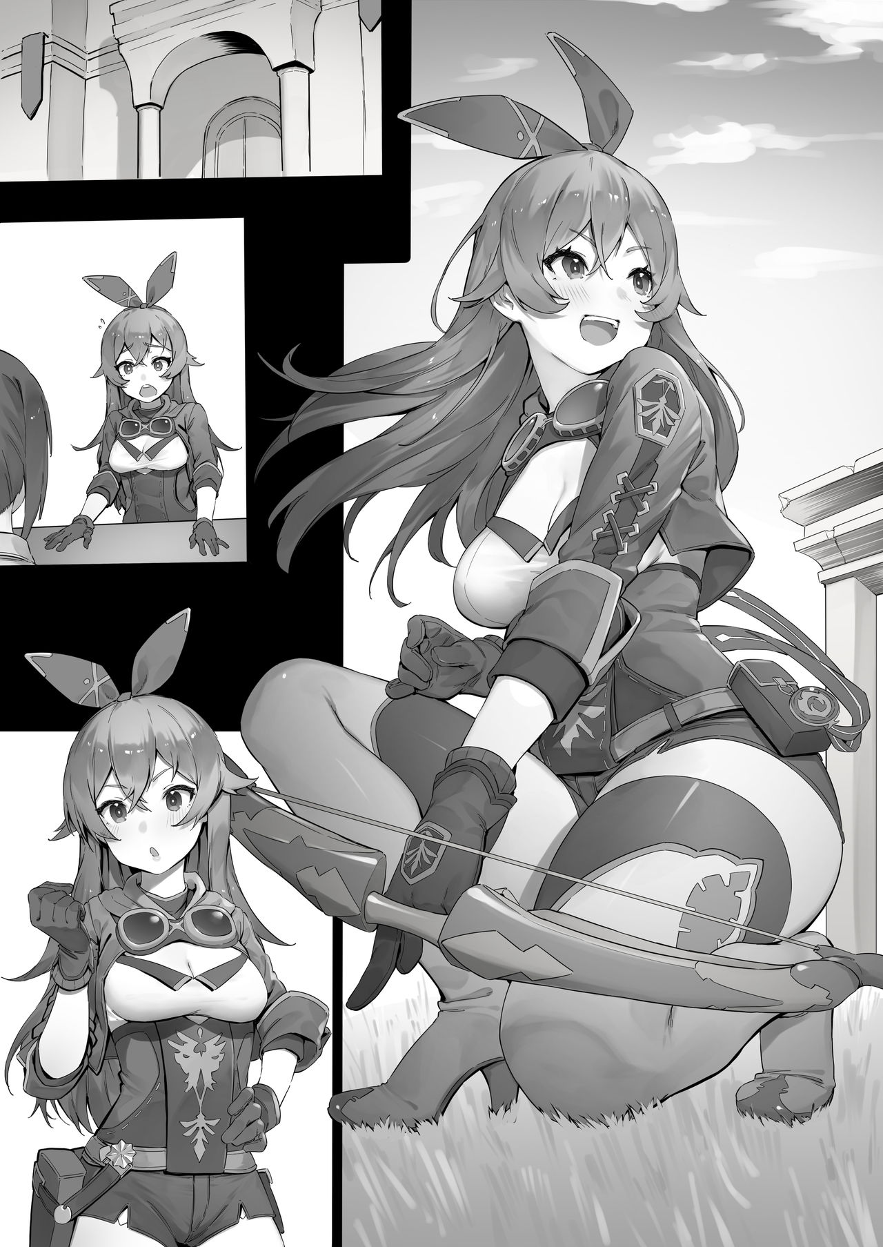 [にぎりうさぎ] ア◯バー (原神) [英訳]