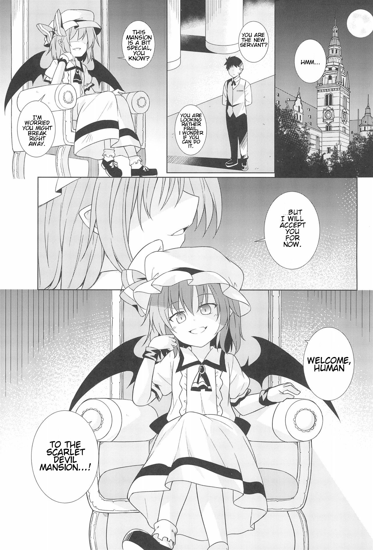 (C95) [とんずら道中 (かざわ)] 催眠レミリア (東方Project) [英訳]