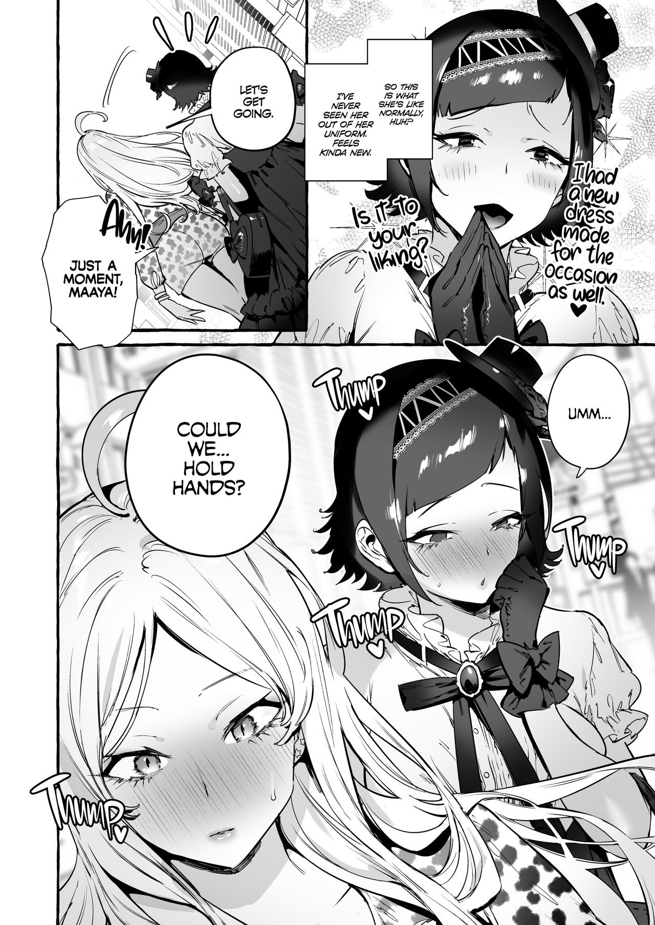 [非凡 (伊丹)] フタナリさんとノンケさん♀初デート編 [英訳] [無修正] [DL版]
