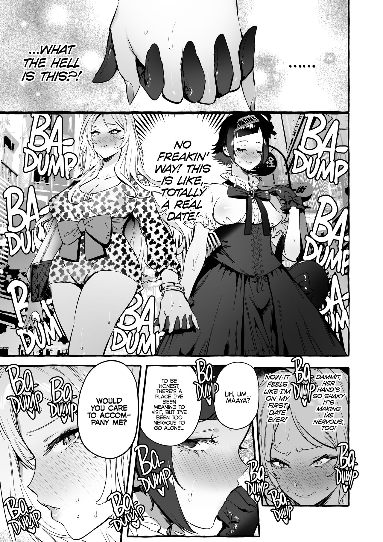 [非凡 (伊丹)] フタナリさんとノンケさん♀初デート編 [英訳] [無修正] [DL版]