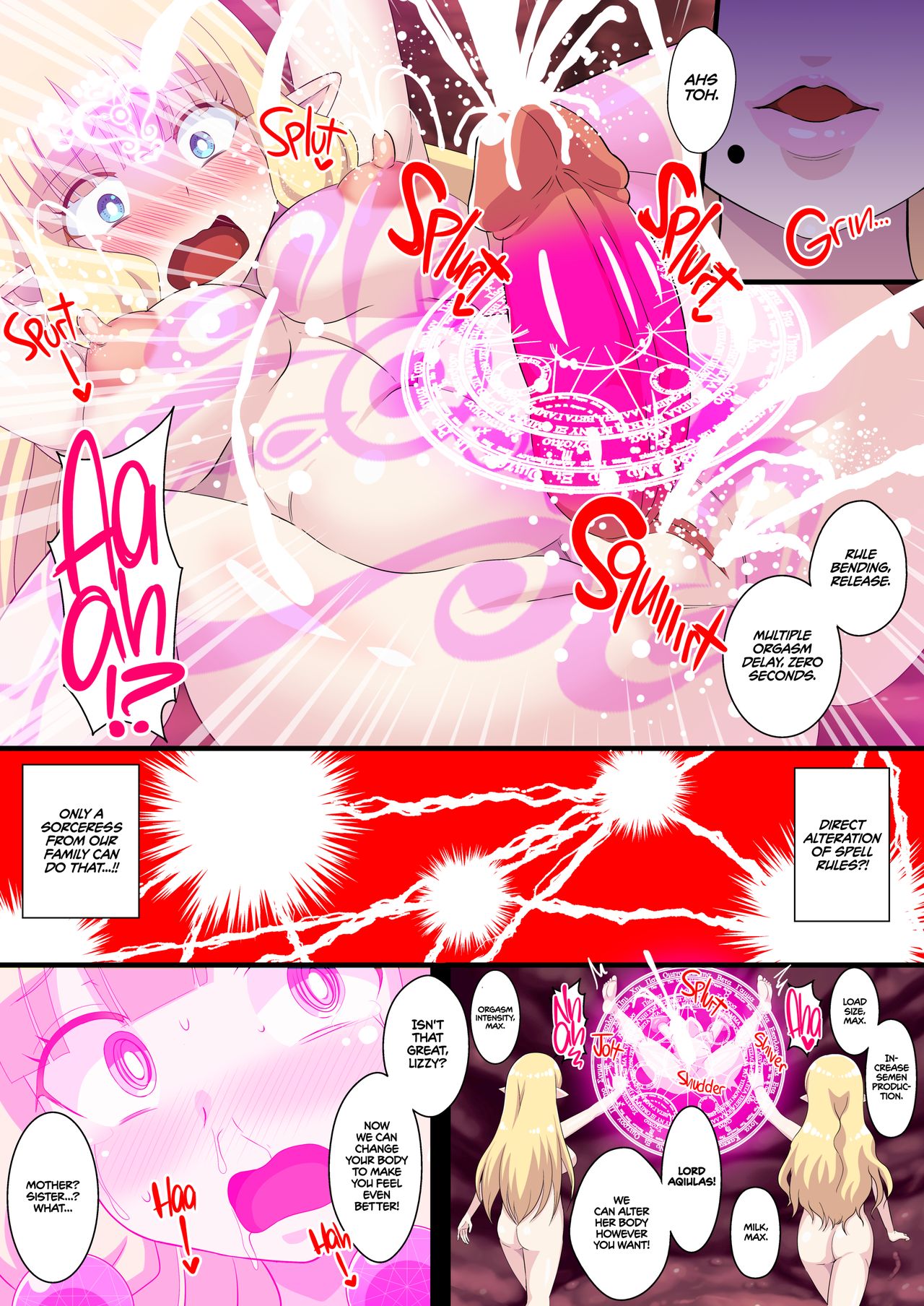 [クレイトス (龍之介)] 復讐のエルフ リーゼロッテ2 ～フタナリ改造で母姉洗脳レズレイプ!～ [英訳] [無修正] [DL版]