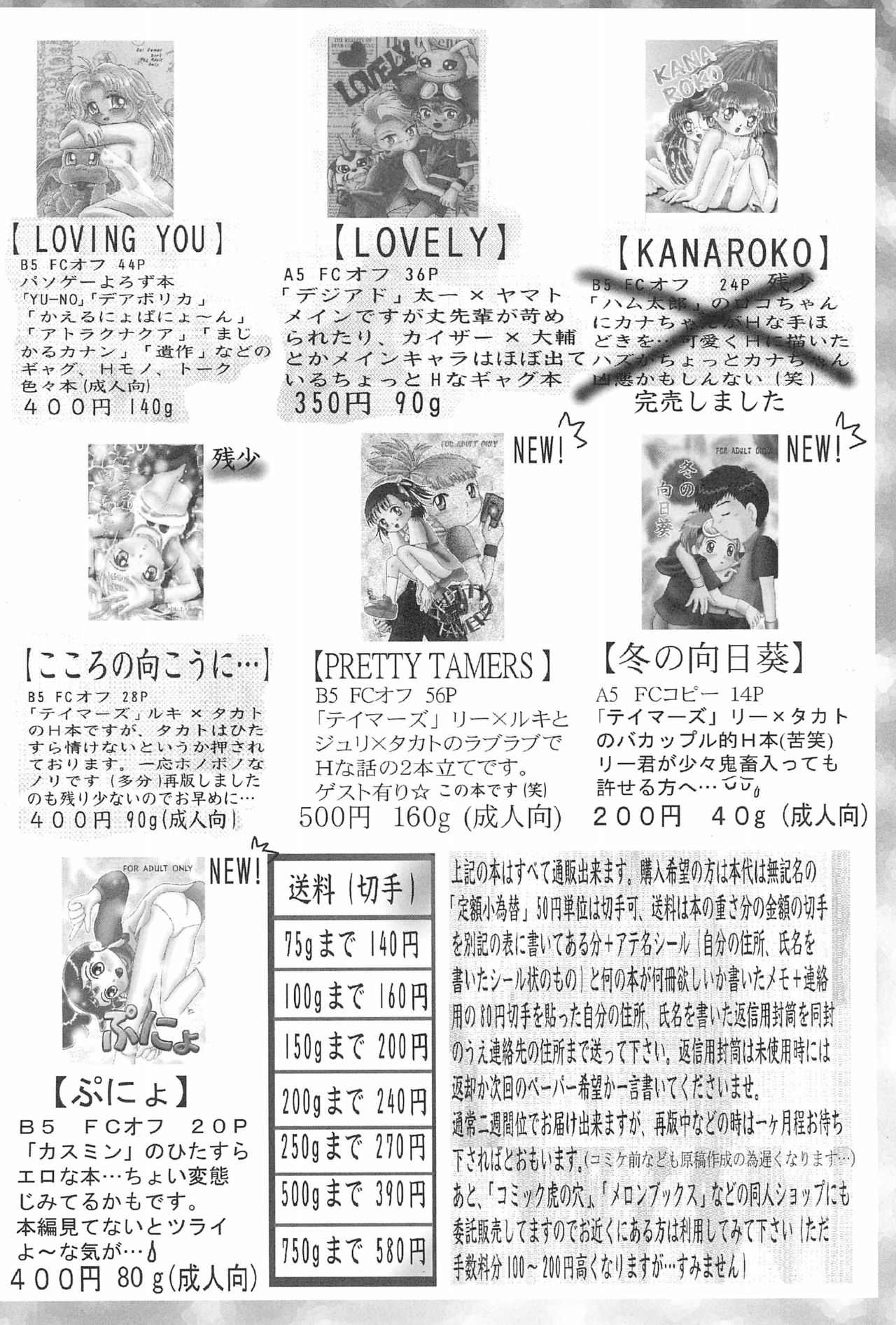 (CC東京95) [電脳戯話 (高野庵)] ぷりてぃていまーず (デジモンテイマーズ)