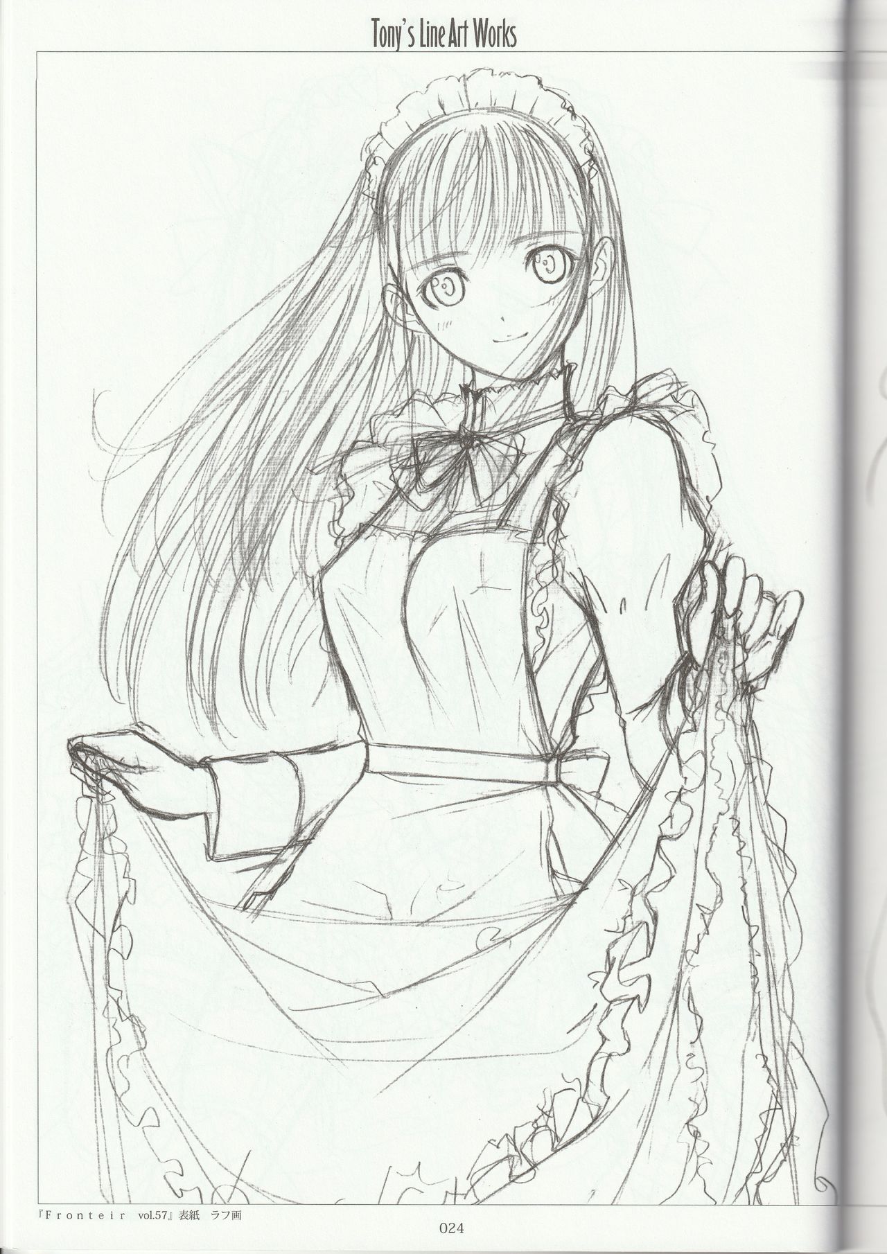 (C92) [T2 ART WORKS (Tony)] Tony's Line Art Works 絵師20周年記念線画集 (よろず)